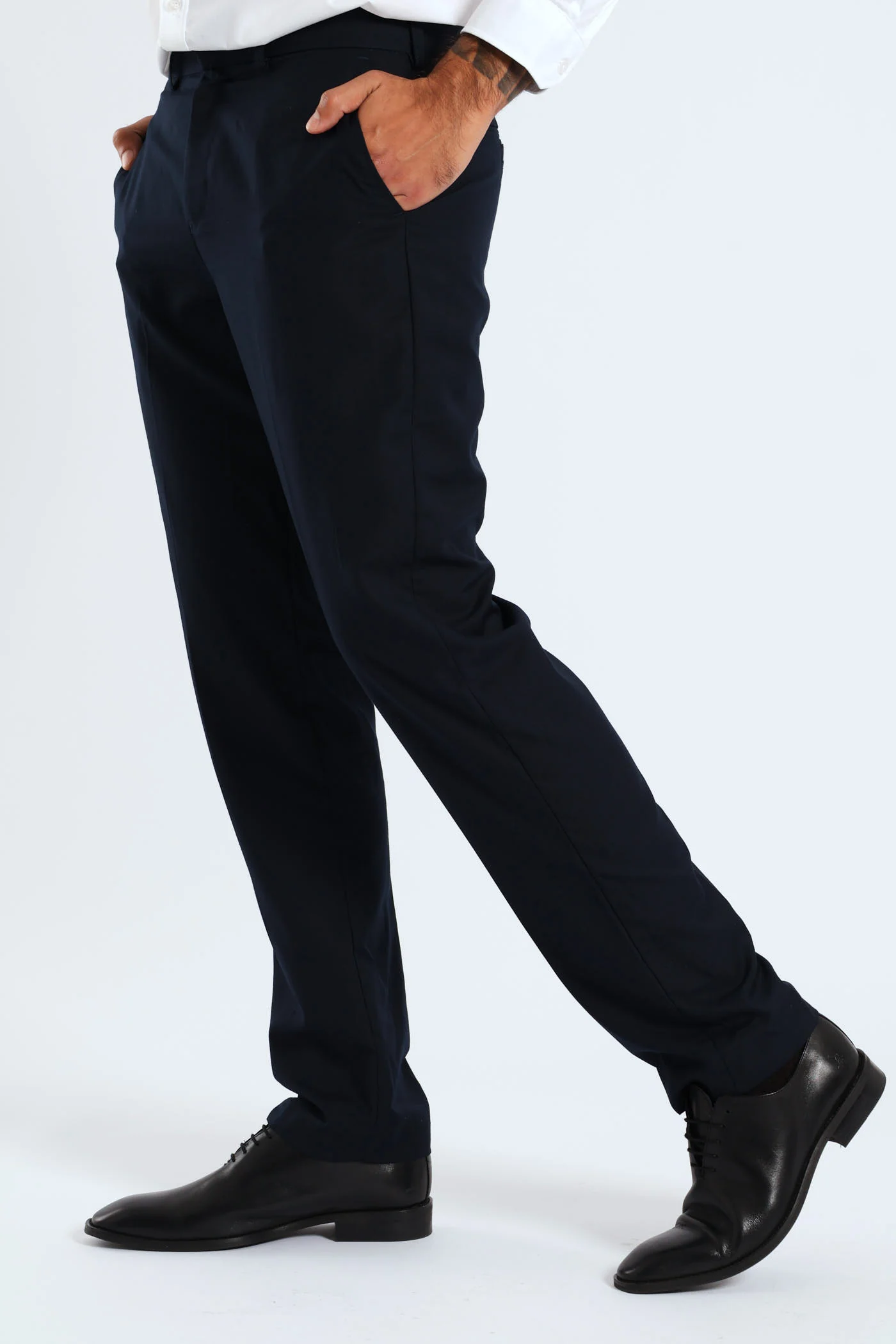 Basic Smart Trouser - Navy - Image 3
