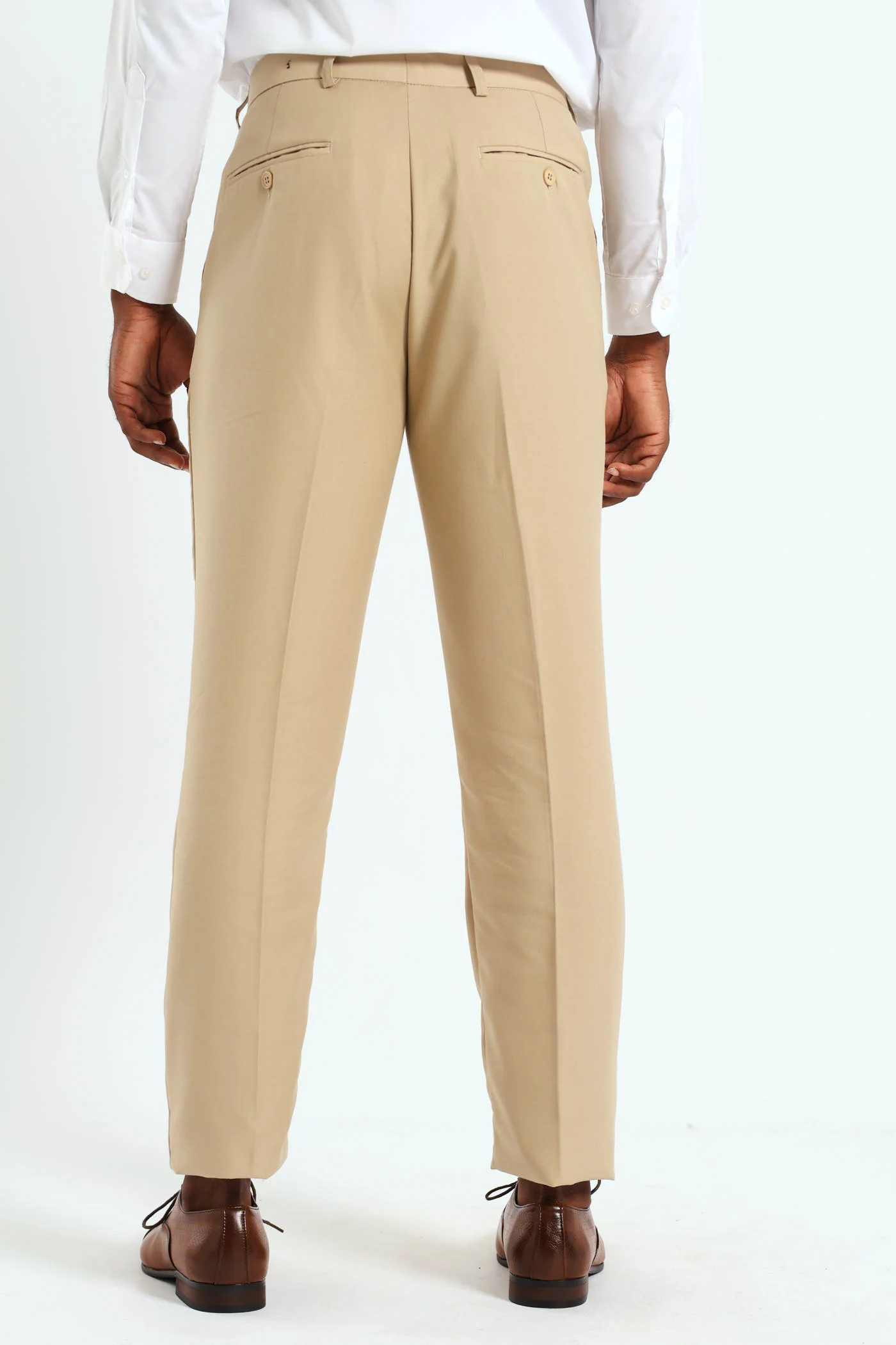 Basic Smart Trouser - Tan - Image 4