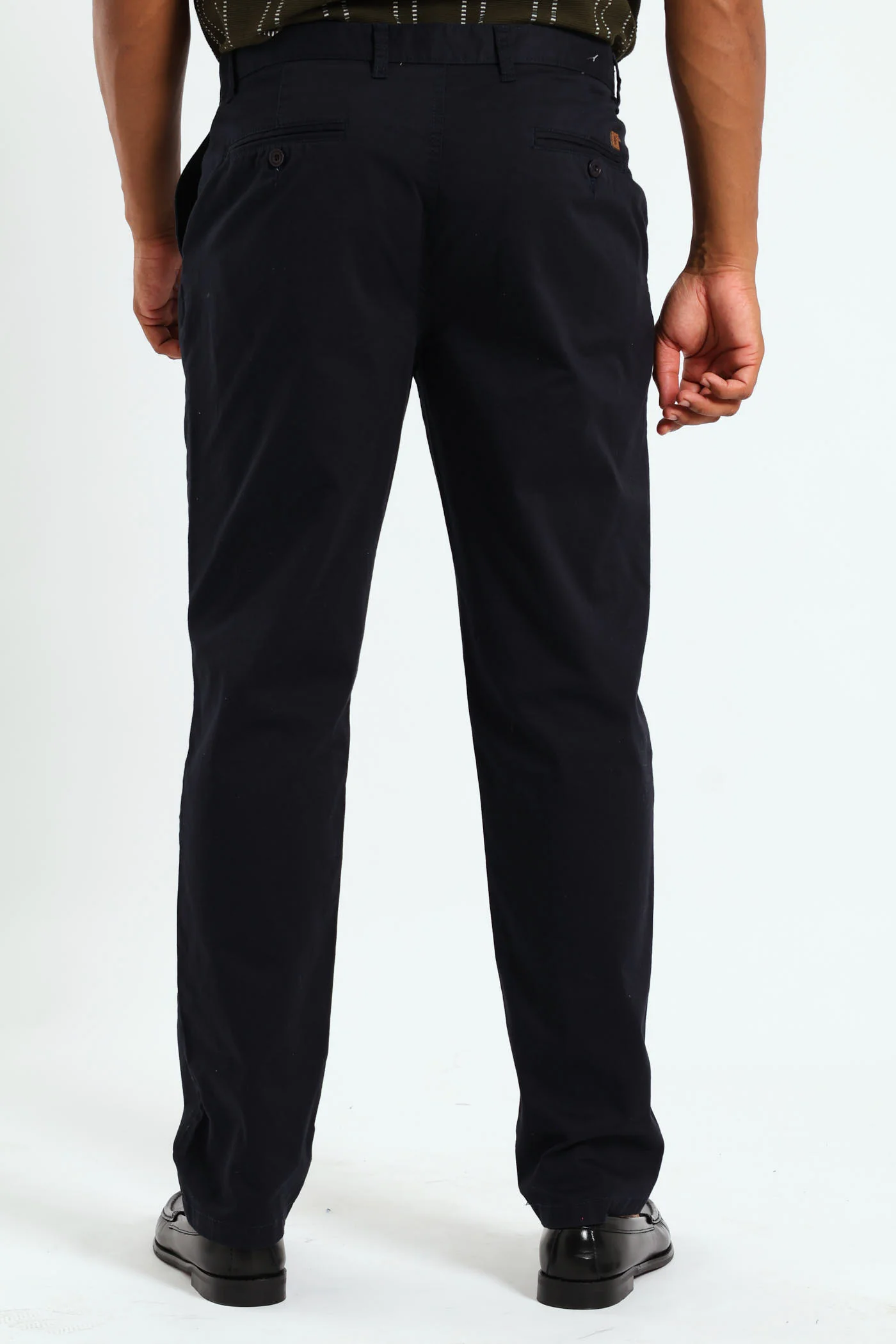 Basic Straight Stretch Chino - Navy - Image 3
