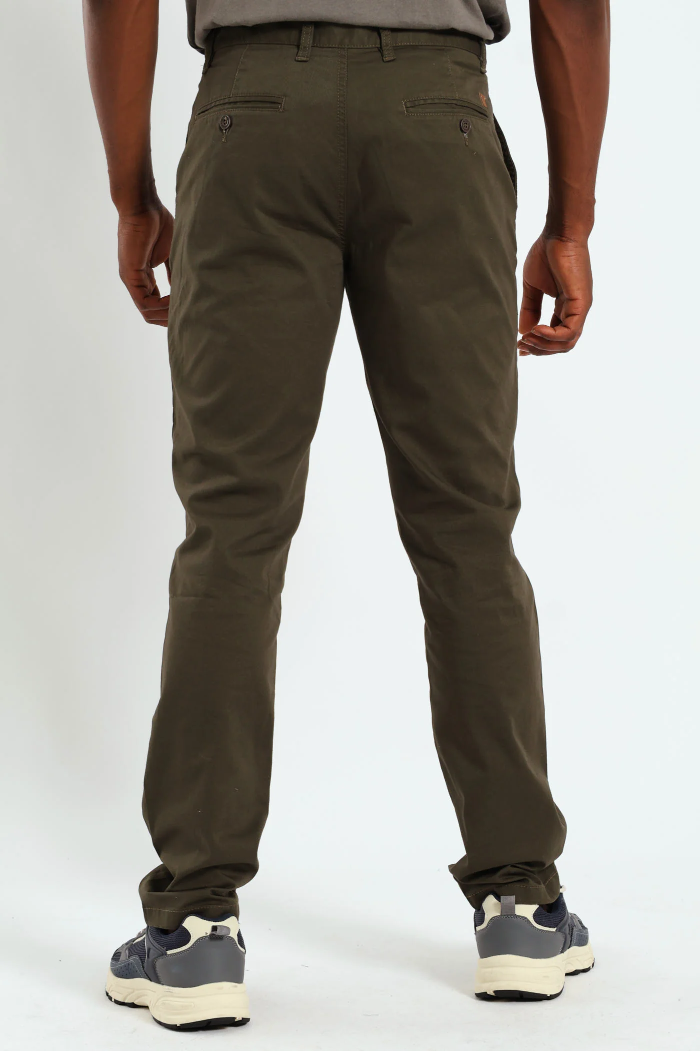 Basic Straight Stretch Chino - Green - Image 3