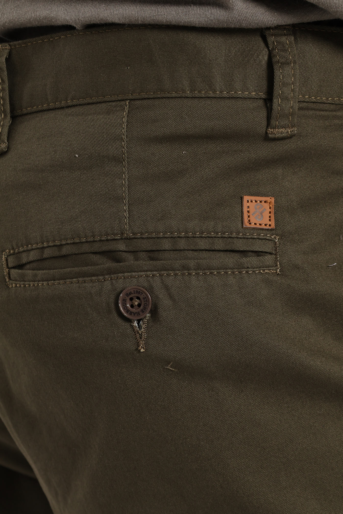 Basic Straight Stretch Chino - Green - Image 4