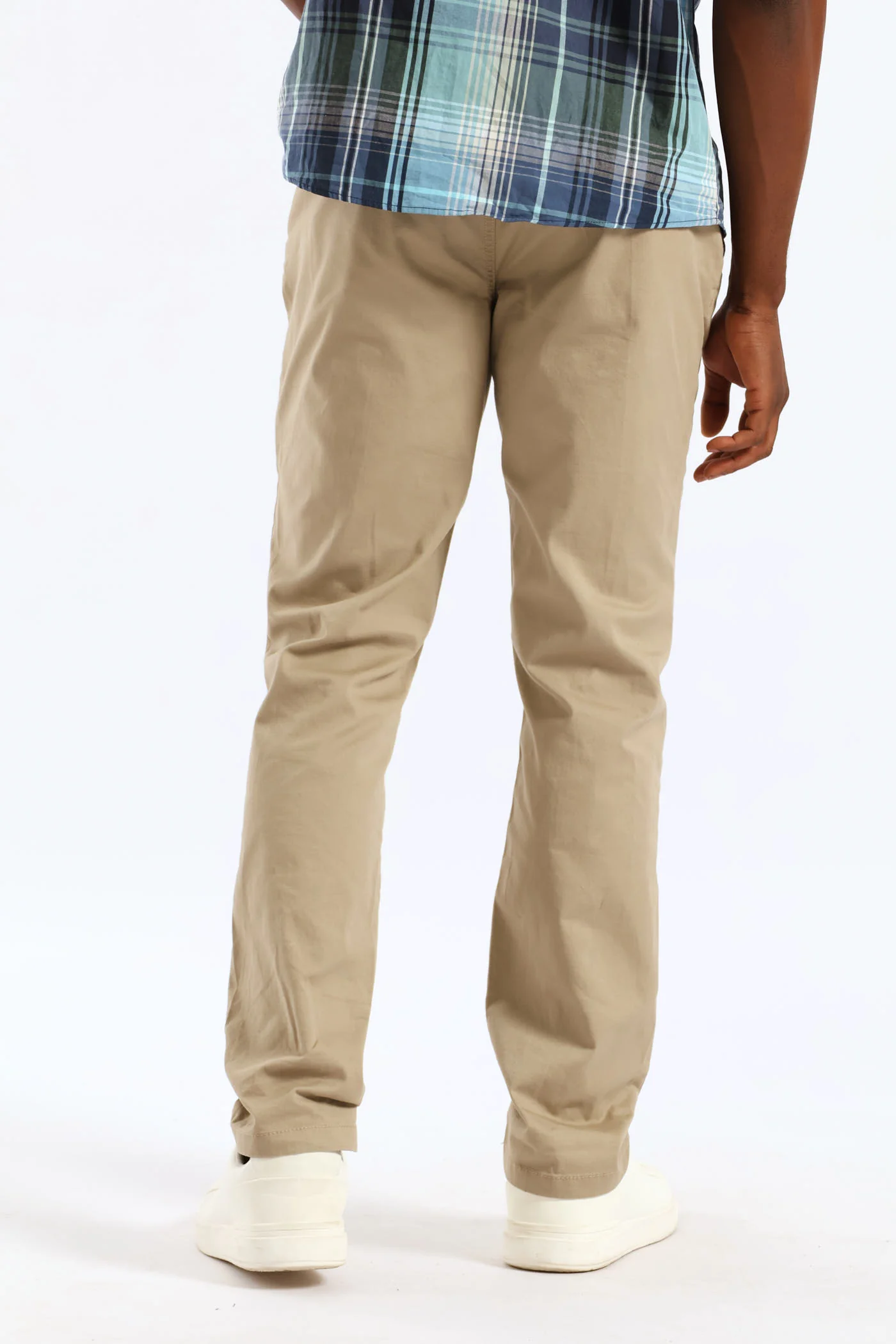 Basic Straight Stretch Chino - Stone - Image 4