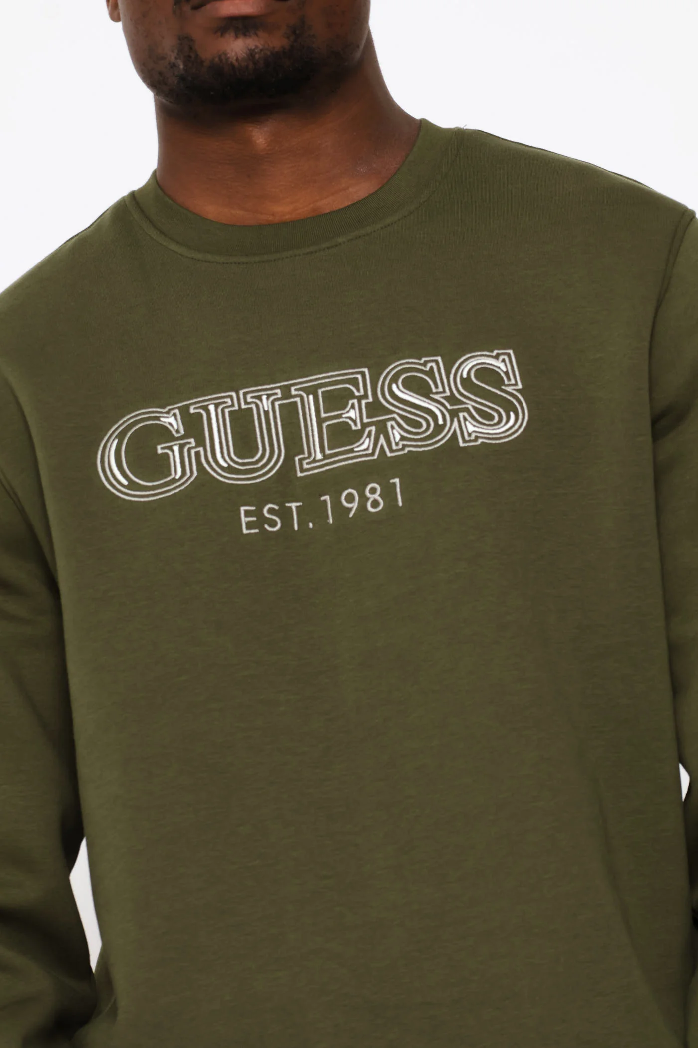 Basic Sweatshirt - Olive - Image 2