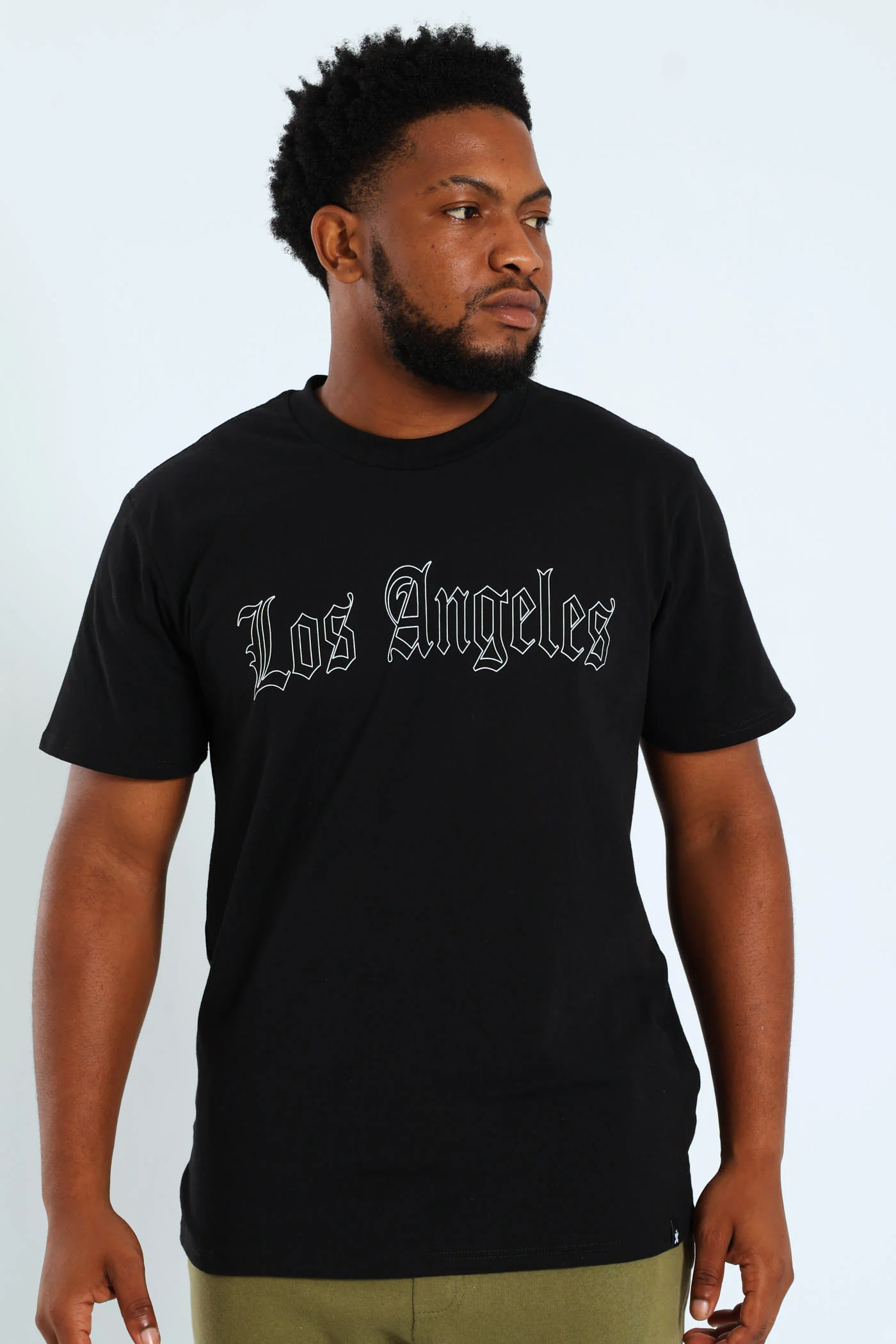 Basketball Front & Back Printed Tee - Black - Image 4