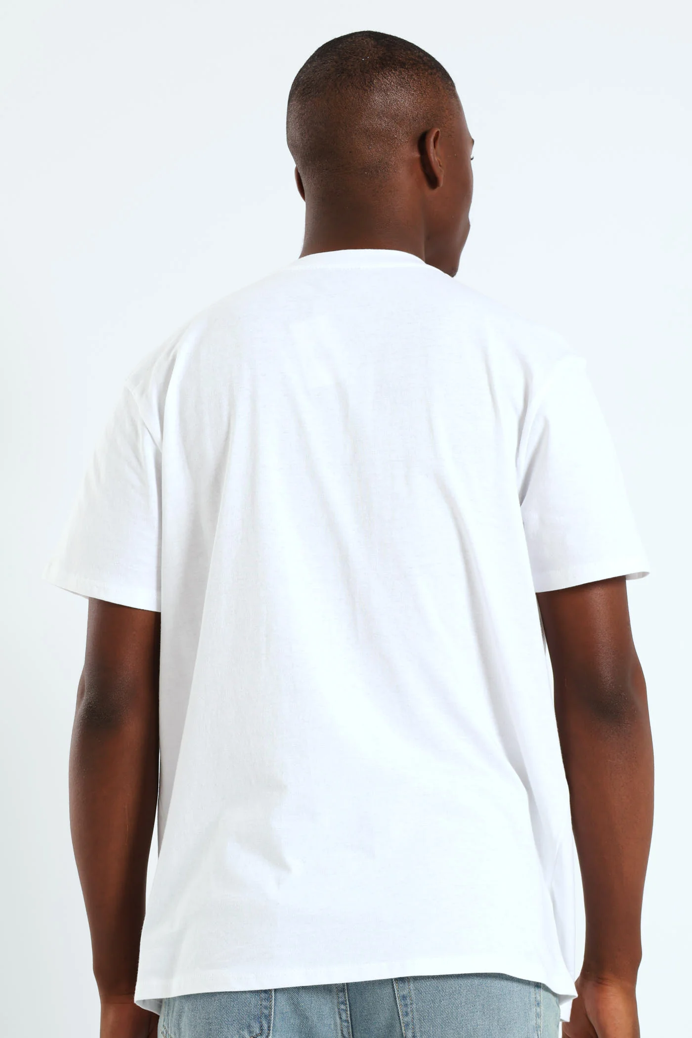 Basketball Print Tee - White - Image 3