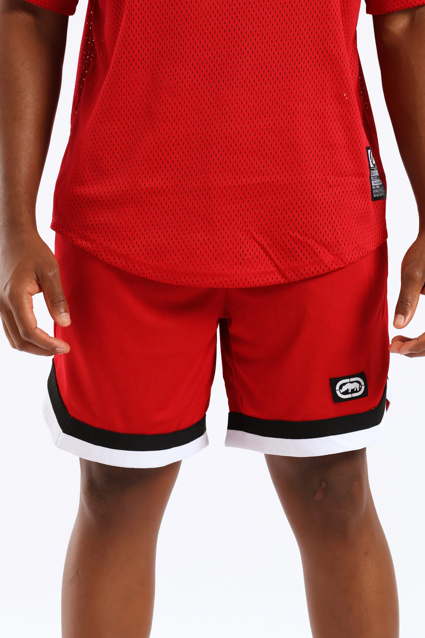 Basketball Shorts - Red - Image 3