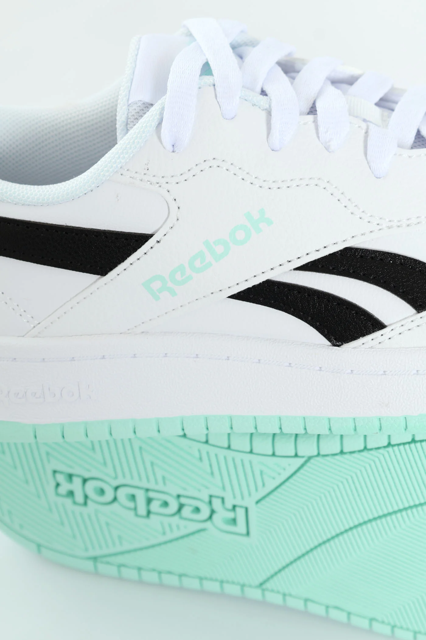 BB 1000 Classic Lace Up Sneaker - White/Black - Image 5