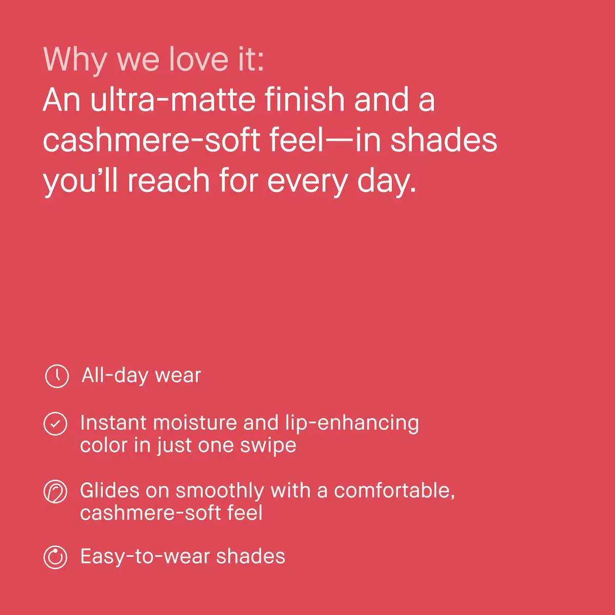 Luxe Cashmere Matte Lipstick - Image 48