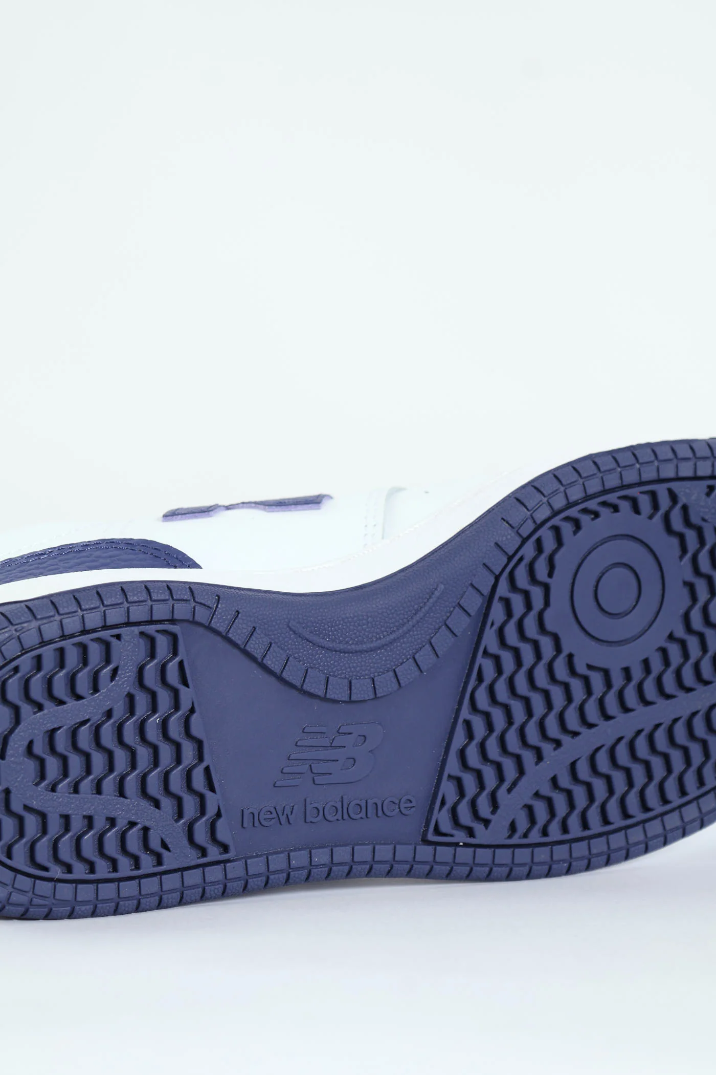 BB80 Court Lace Up Sneaker - White/Navy - Image 6