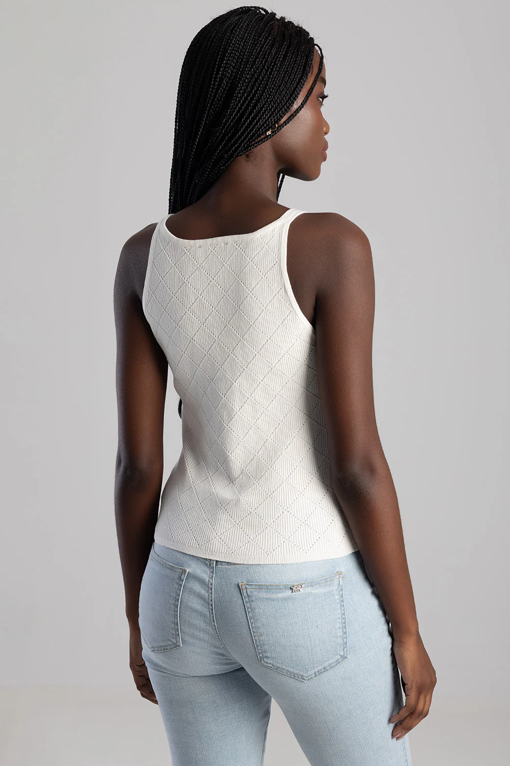 Beaded Vest - White - Image 7