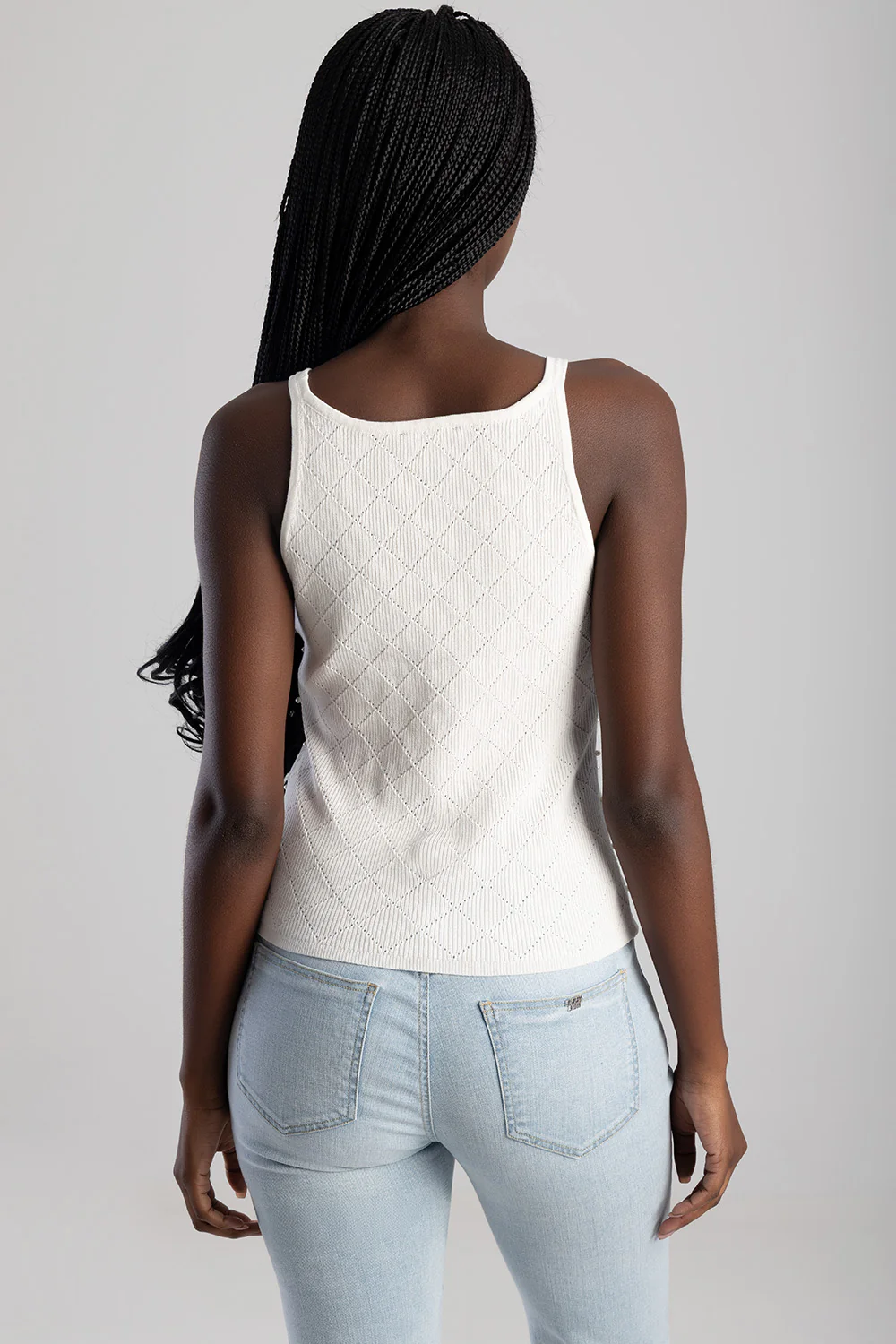 Beaded Vest - White - Image 9