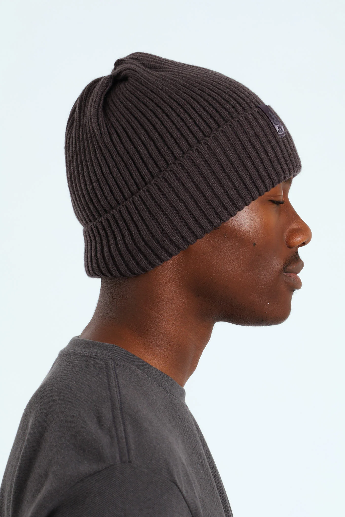 Beanie With Lining - Grey - Image 2
