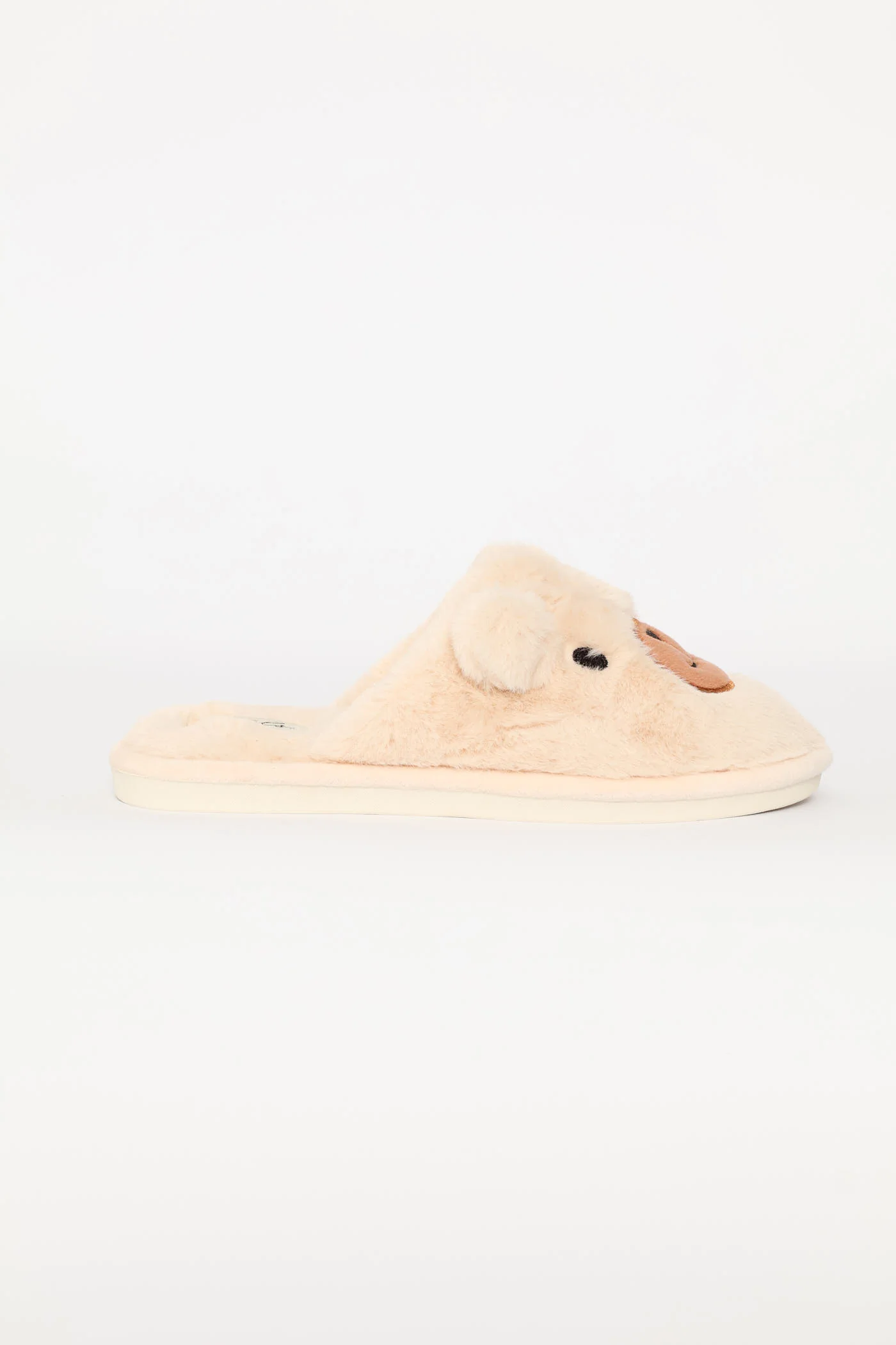 Bear Novelty Slipper - Natural - Image 3