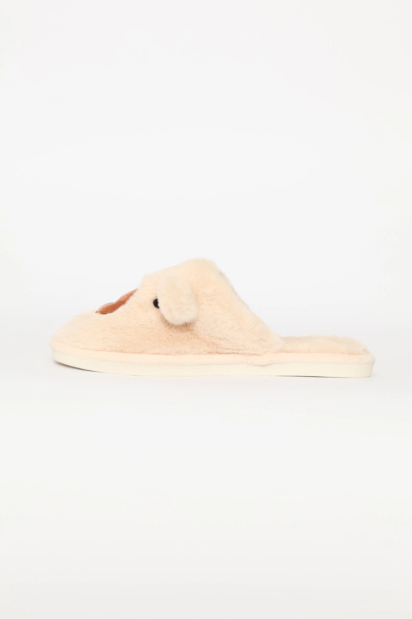 Bear Novelty Slipper - Natural - Image 4