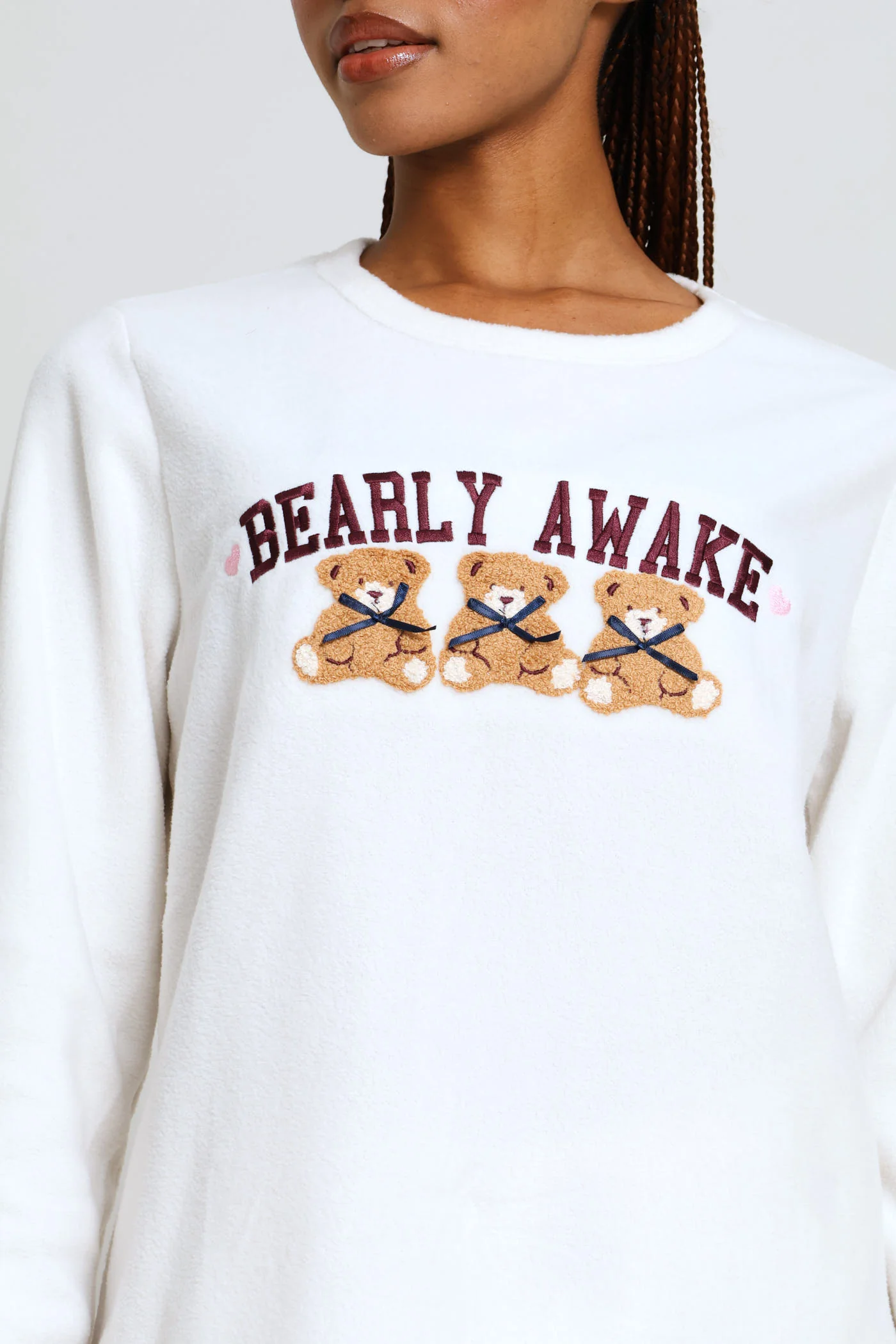 Bearly Awake Polar Fleece Mother'S Day Set - Cream - Image 2
