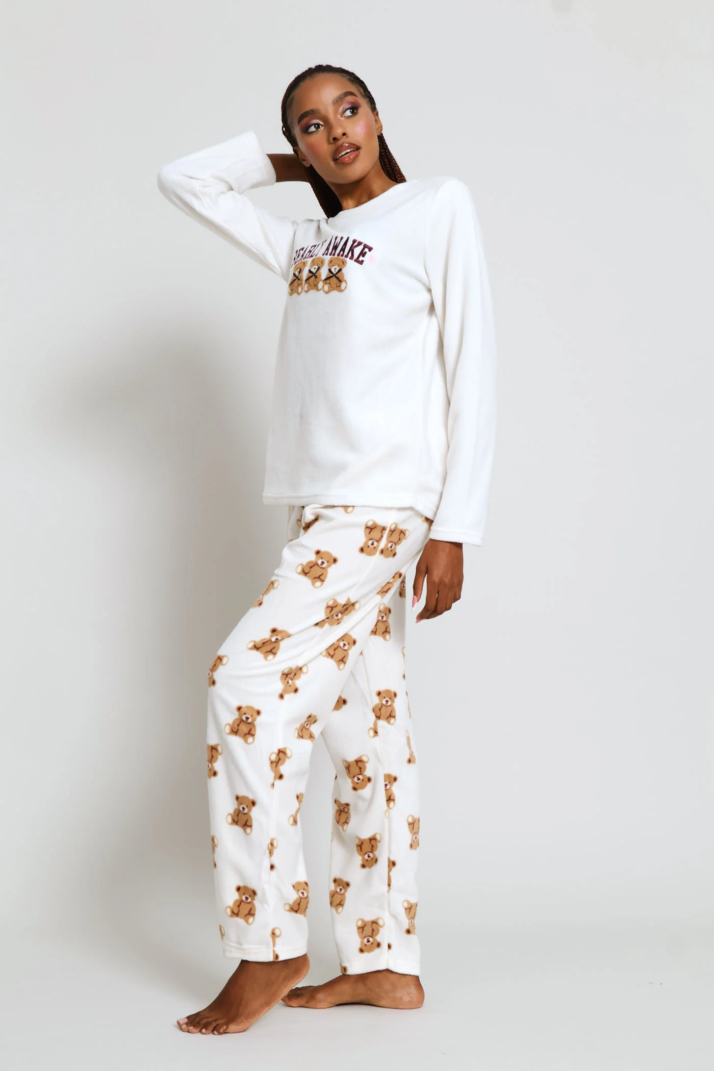 Bearly Awake Polar Fleece Mother'S Day Set - Cream - Image 4
