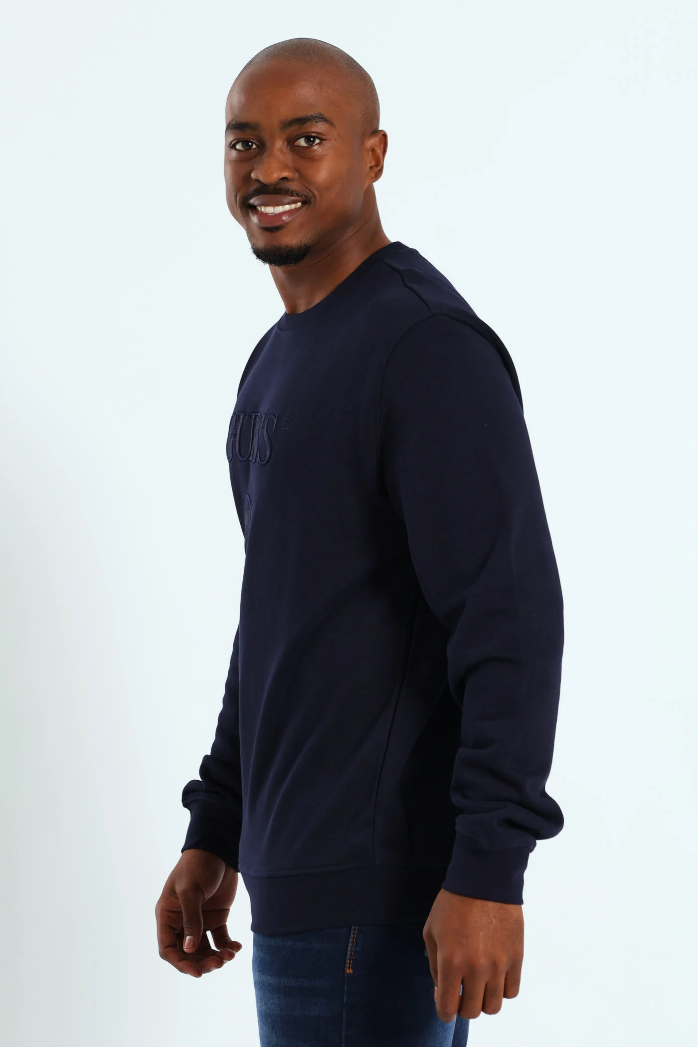 Beau Sweatshirt - Navy - Image 3