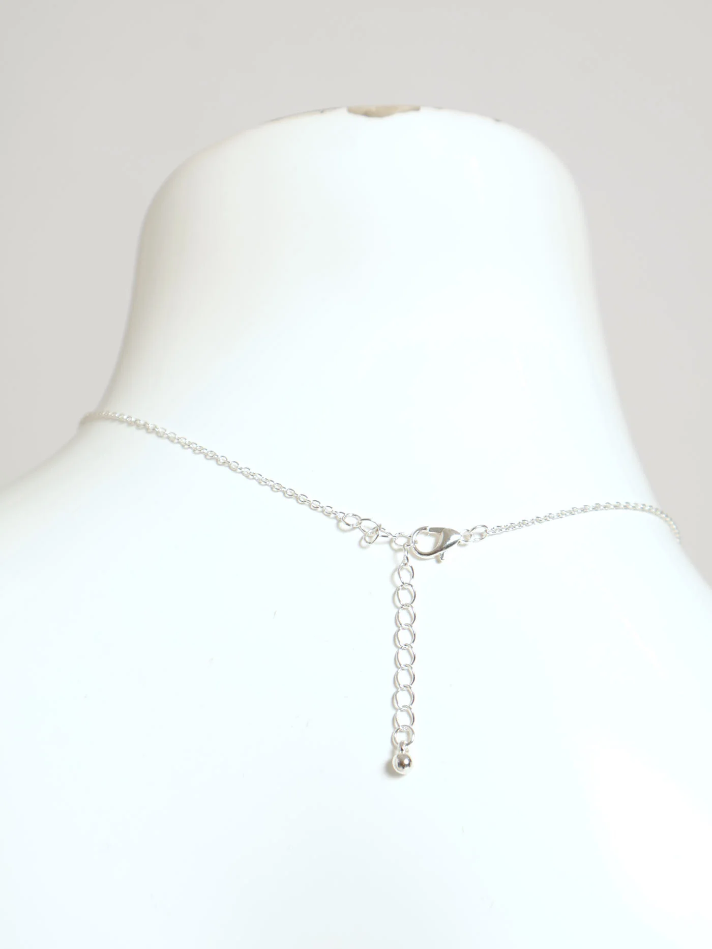 Bee Pendant Necklace - Silver - Image 2