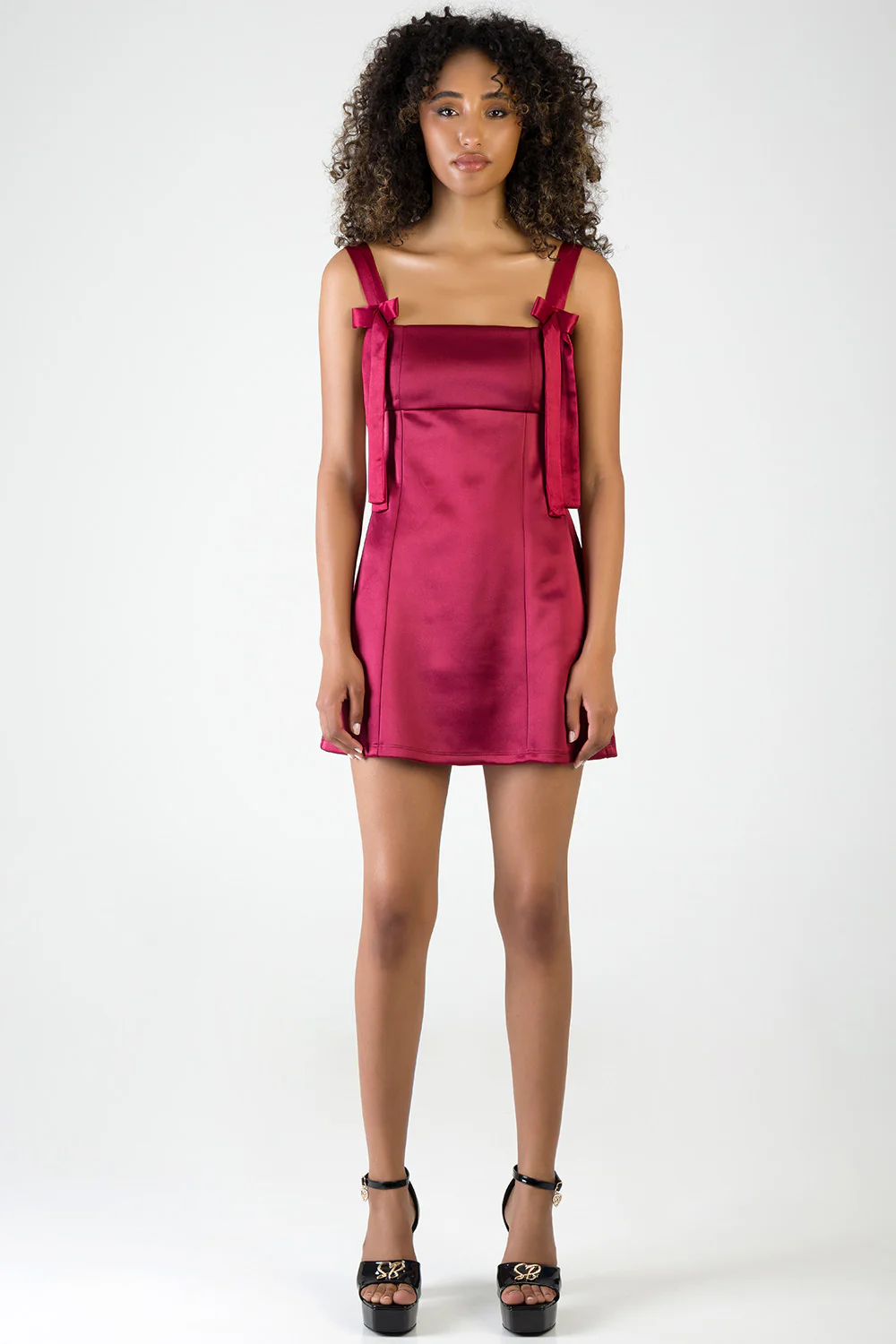 Believe In Me Cinched Waist Mini Dress - Image 4