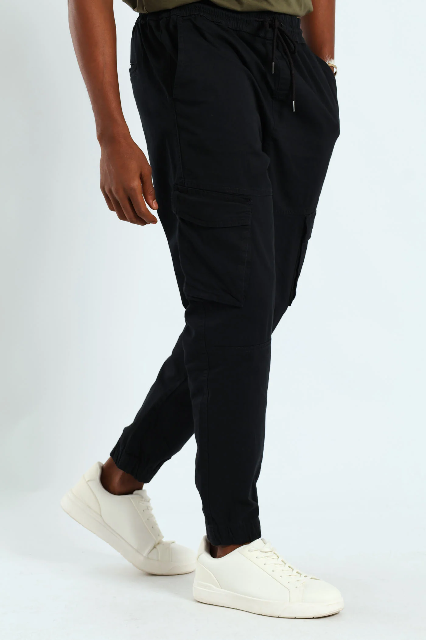 Bellows Cargo Jogger - Black - Image 3