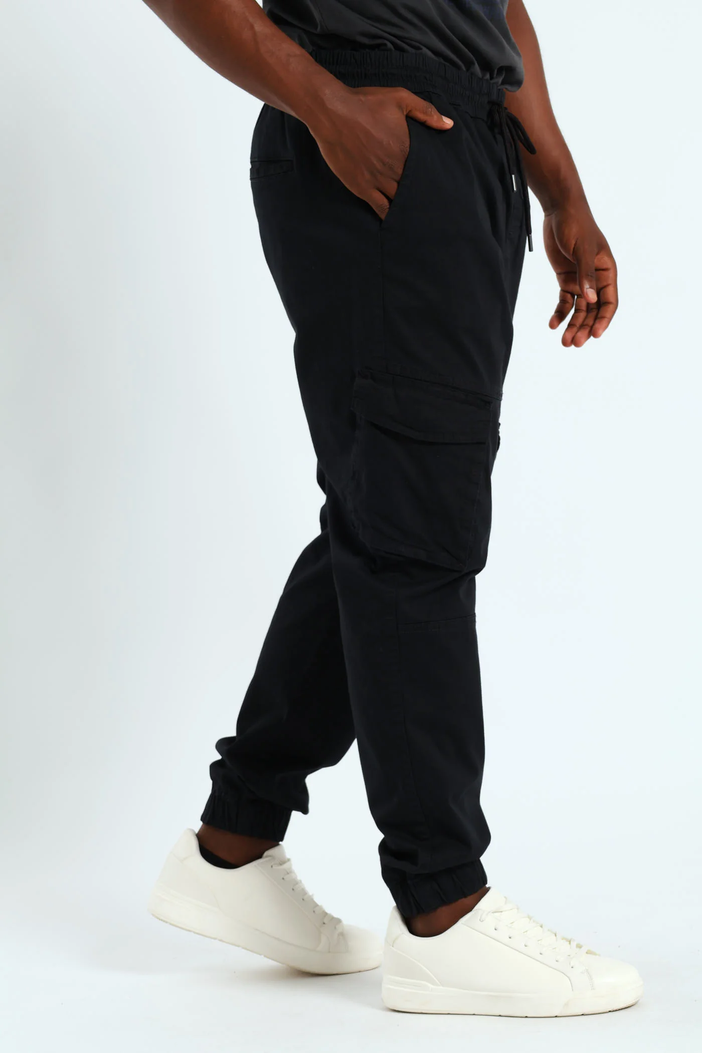 Bellows Cargo Jogger - Black - Image 9