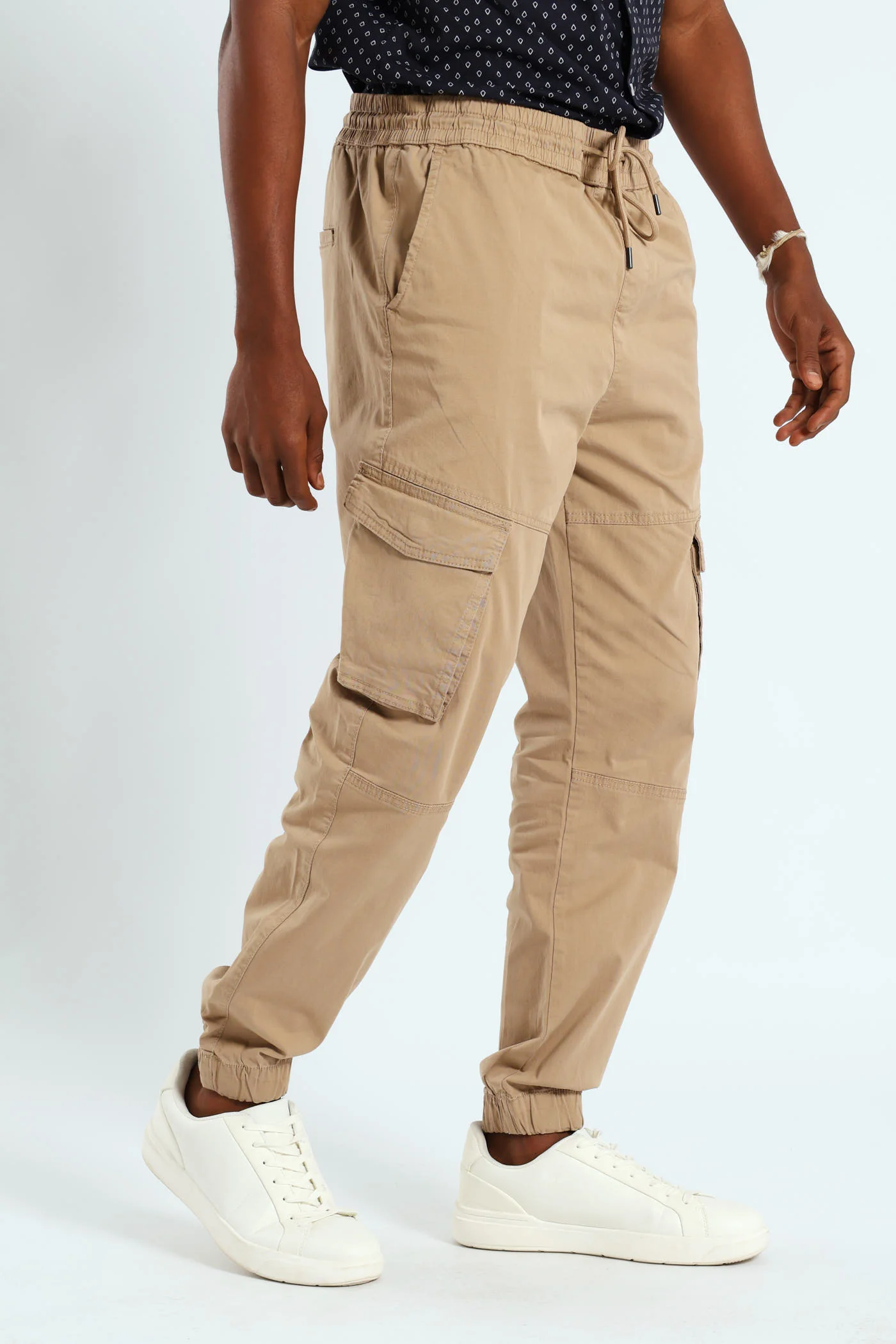 Bellows Cargo Jogger - Stone - Image 3
