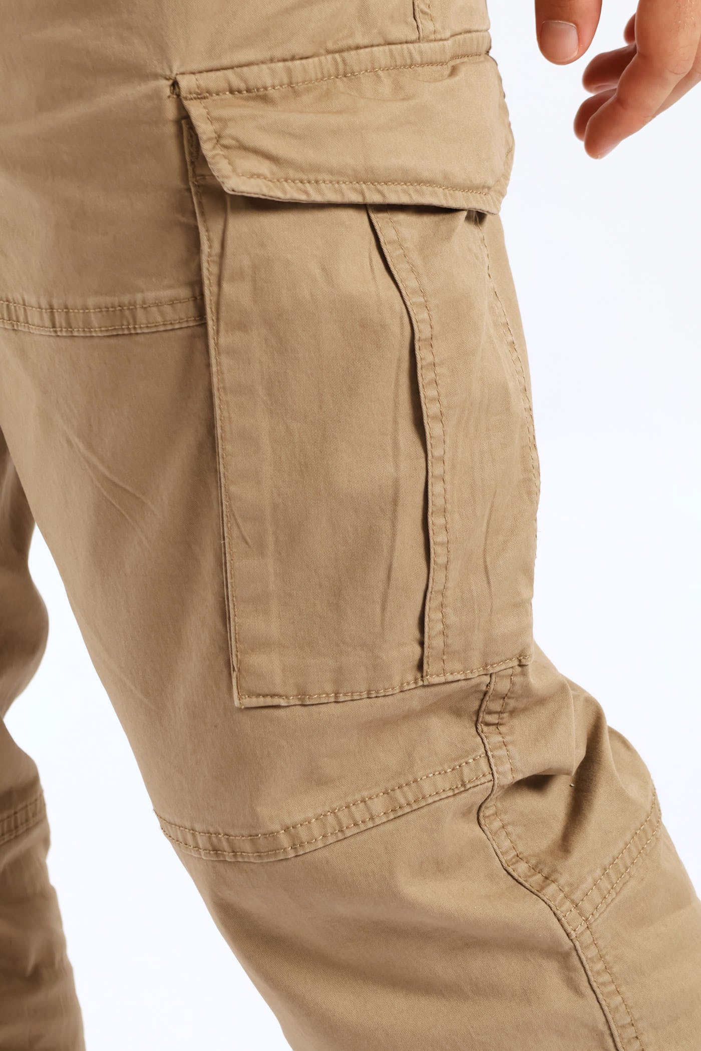 Bellows Pocket Cargo Jogger - Khaki - Image 6