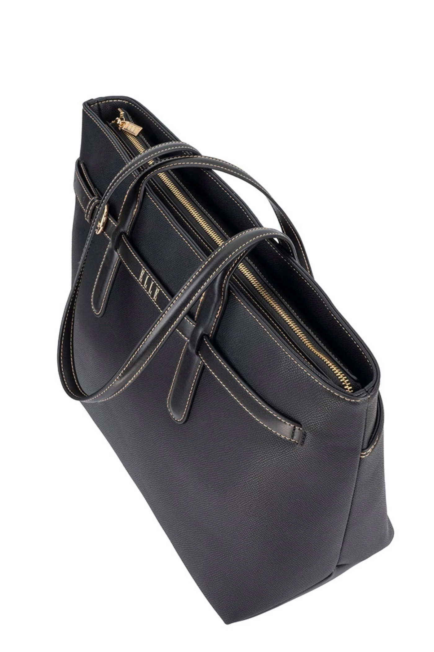 Belt Buckle Tote Bag - Black - Image 3