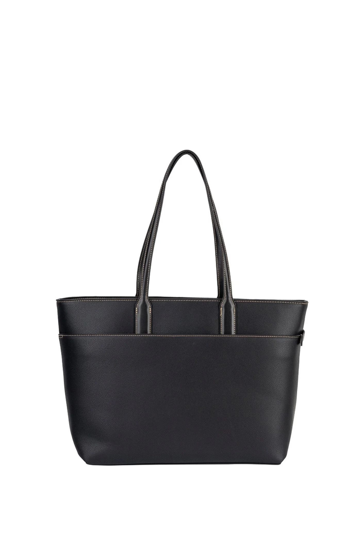 Belt Buckle Tote Bag - Black - Image 6