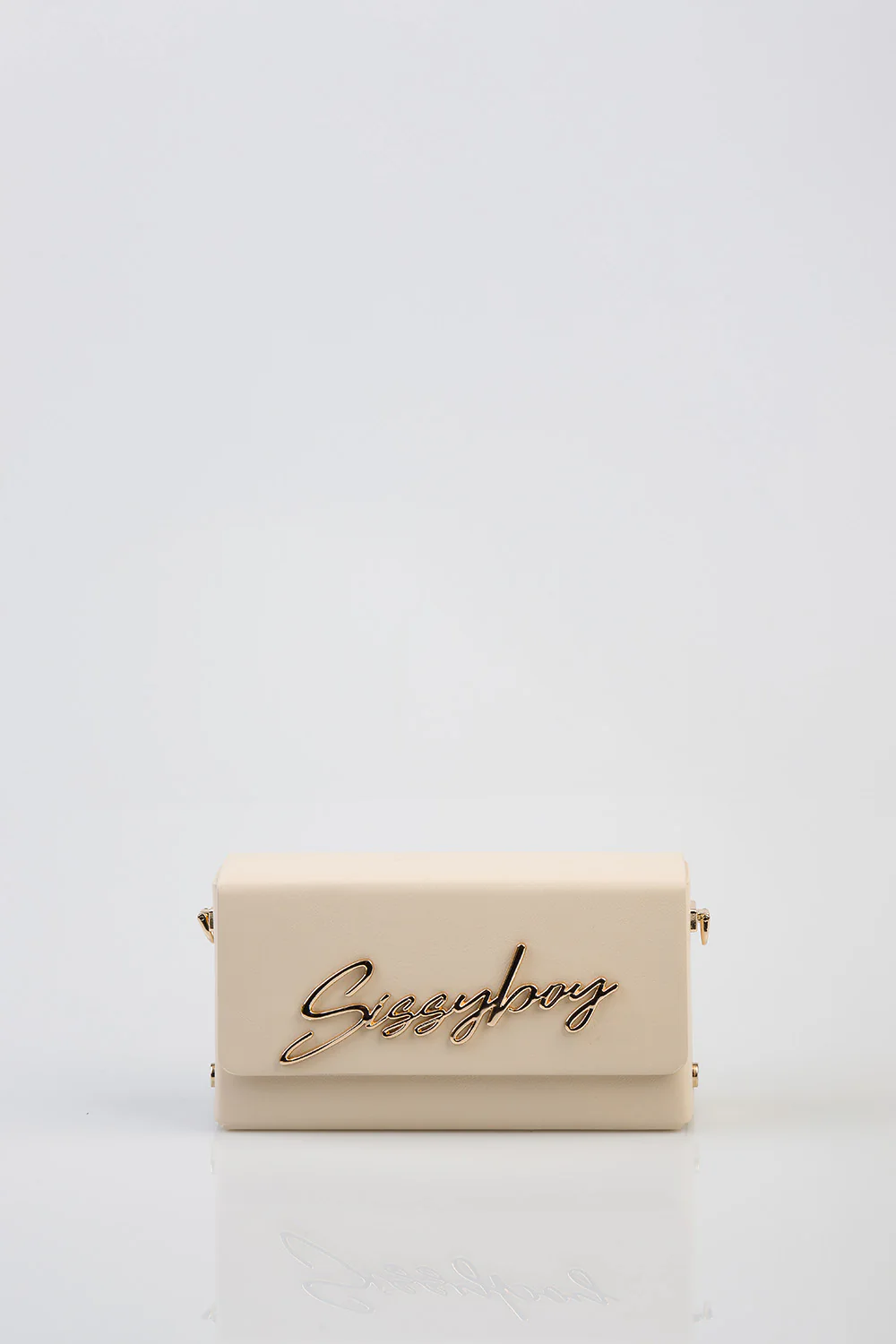 Belt Strap & Front Flap Detail Pauline Handbag - Ecru - Image 5
