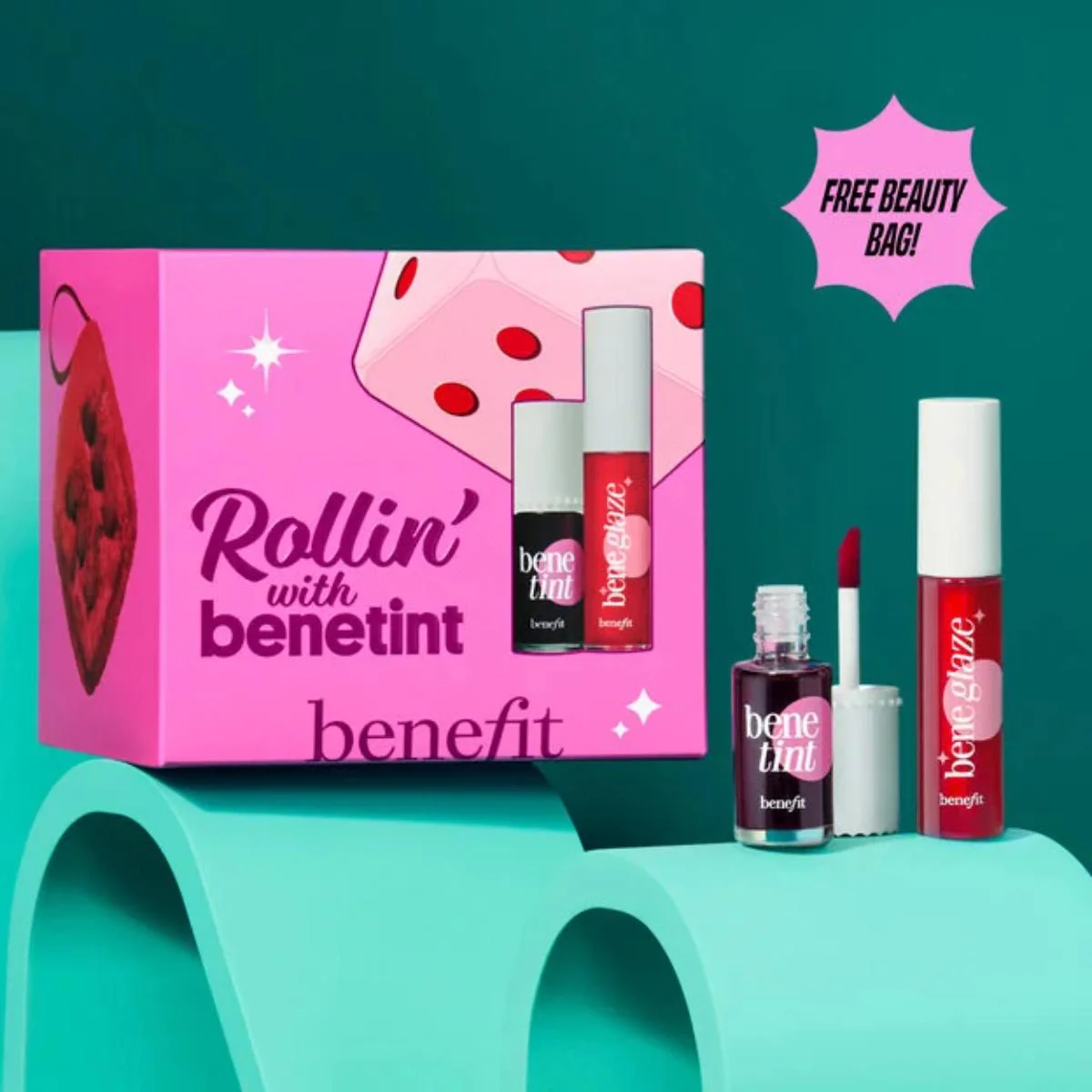 Rollin’ With Benetint 3-Piece Lip & Cheek Gift Set - Image 8