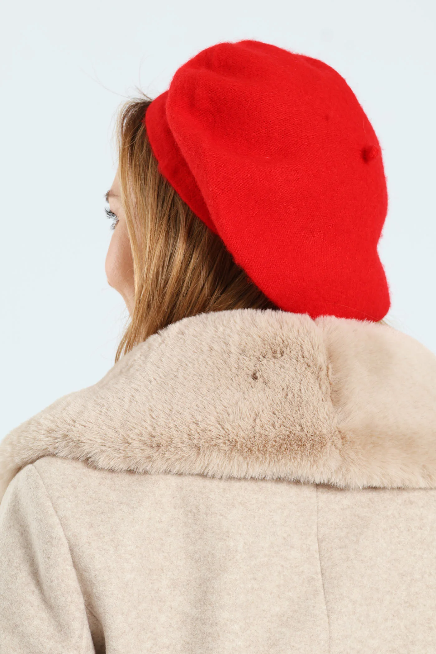 Beret - Red - Image 4