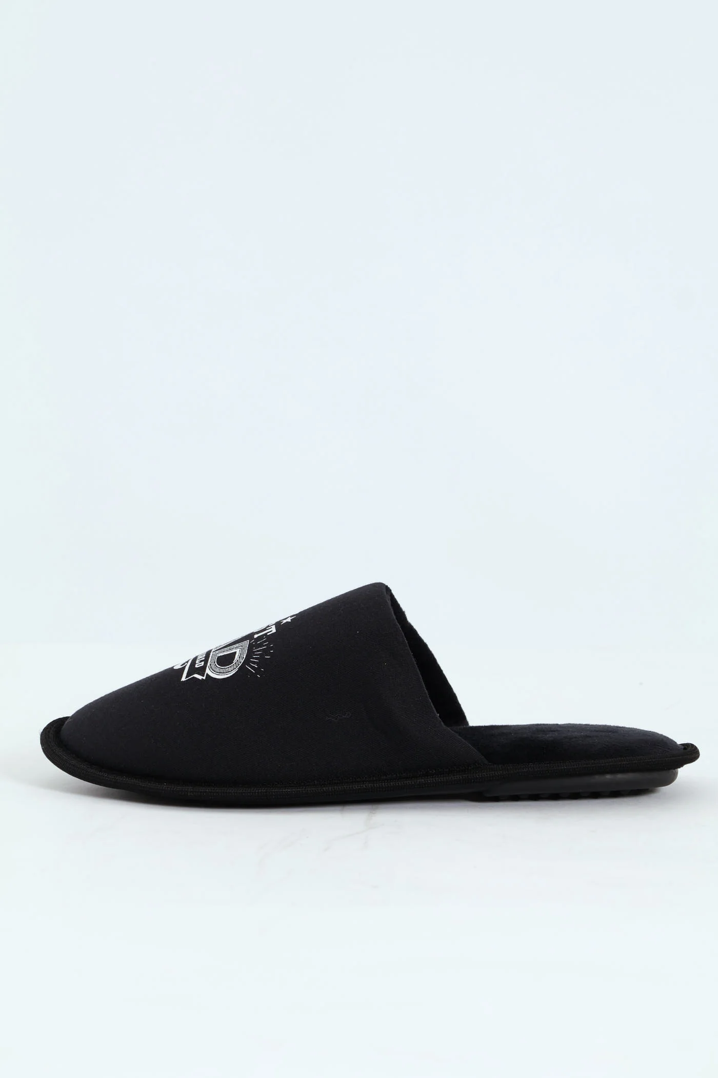 Best Dad Slogan Slipper - Black - Image 4