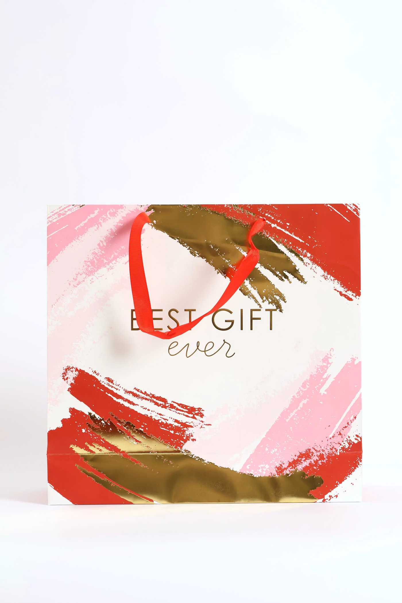 Best Gift Ever Gift Bag - Red - Image 3