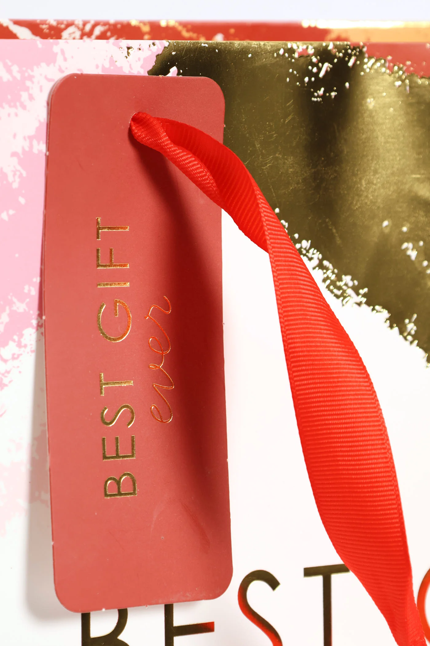 Best Gift Ever Gift Bag - Red - Image 4