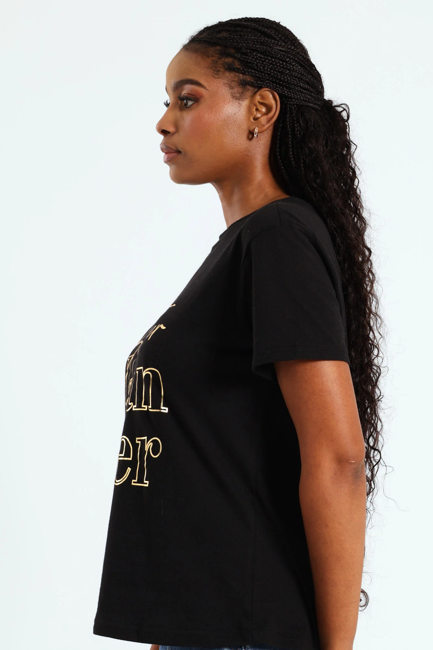Better Than Ever Foil Tee - Black - Image 3