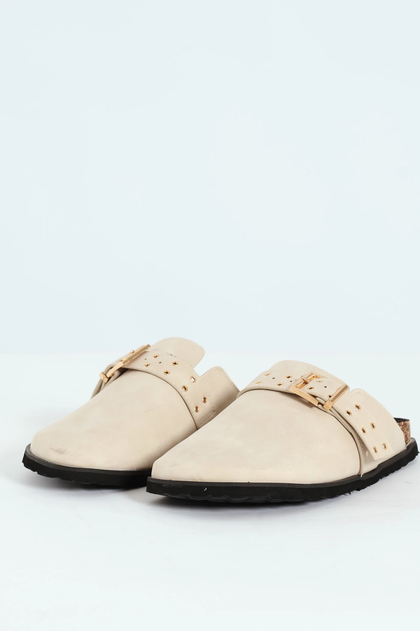 Big Buckle Push In Clog - Off White - Image 3