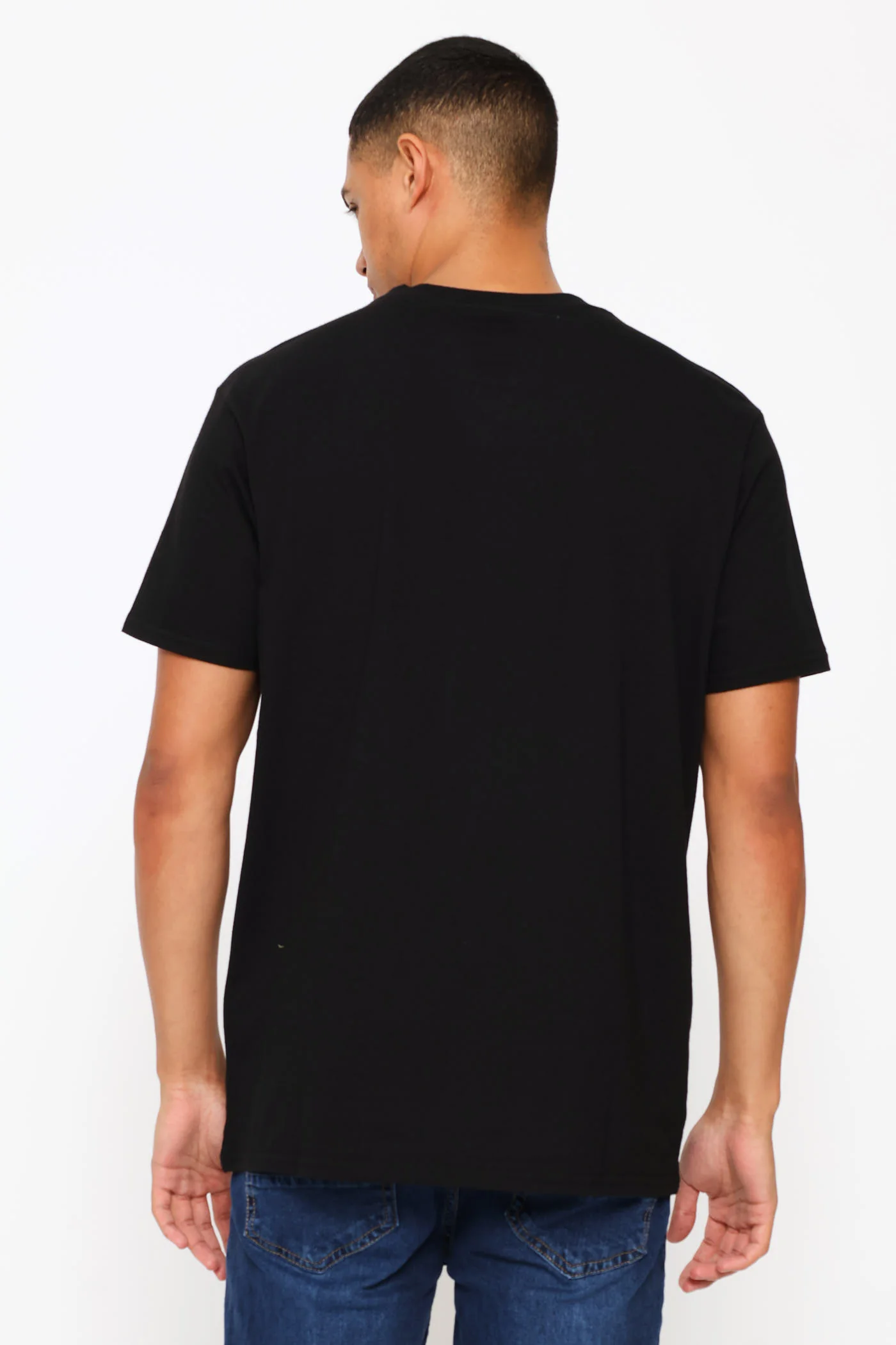 Big Logo Short Sleeve Tee - Black - Image 4