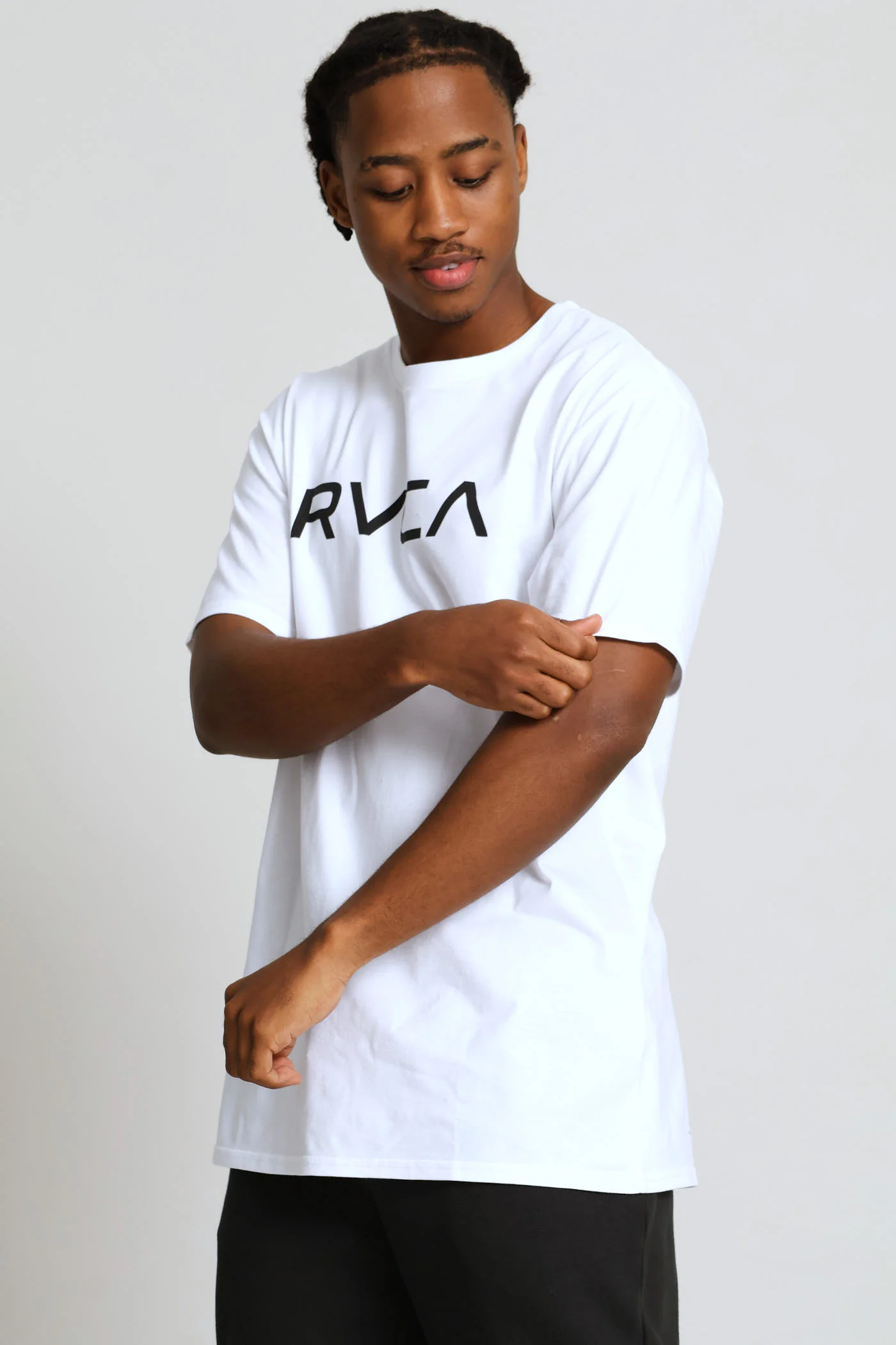 Big Logo Short Sleeve Tee - White - Image 3