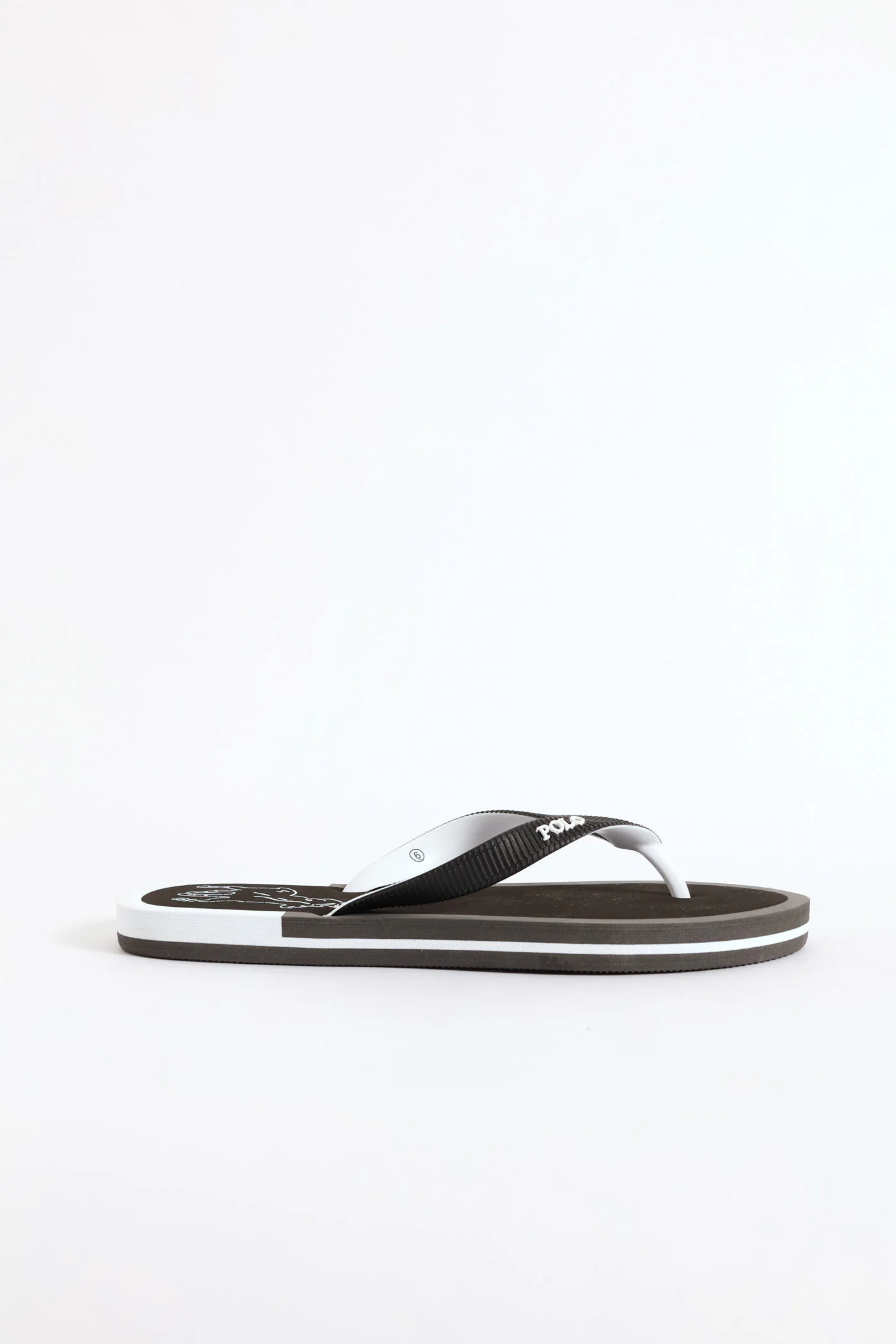 Big Pony Flip Flop - Black/White - Image 3