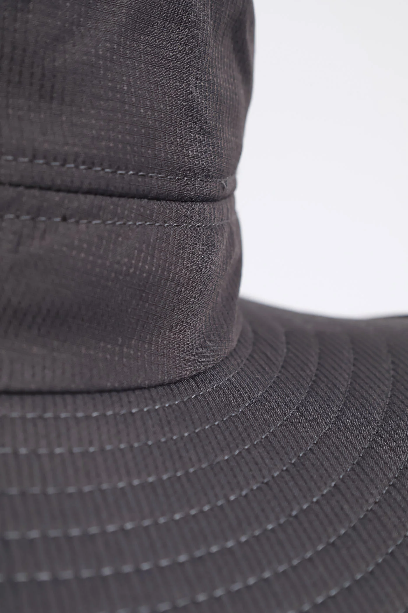 Big Rim Fisherman Bucket Hat - Charcoal - Image 4