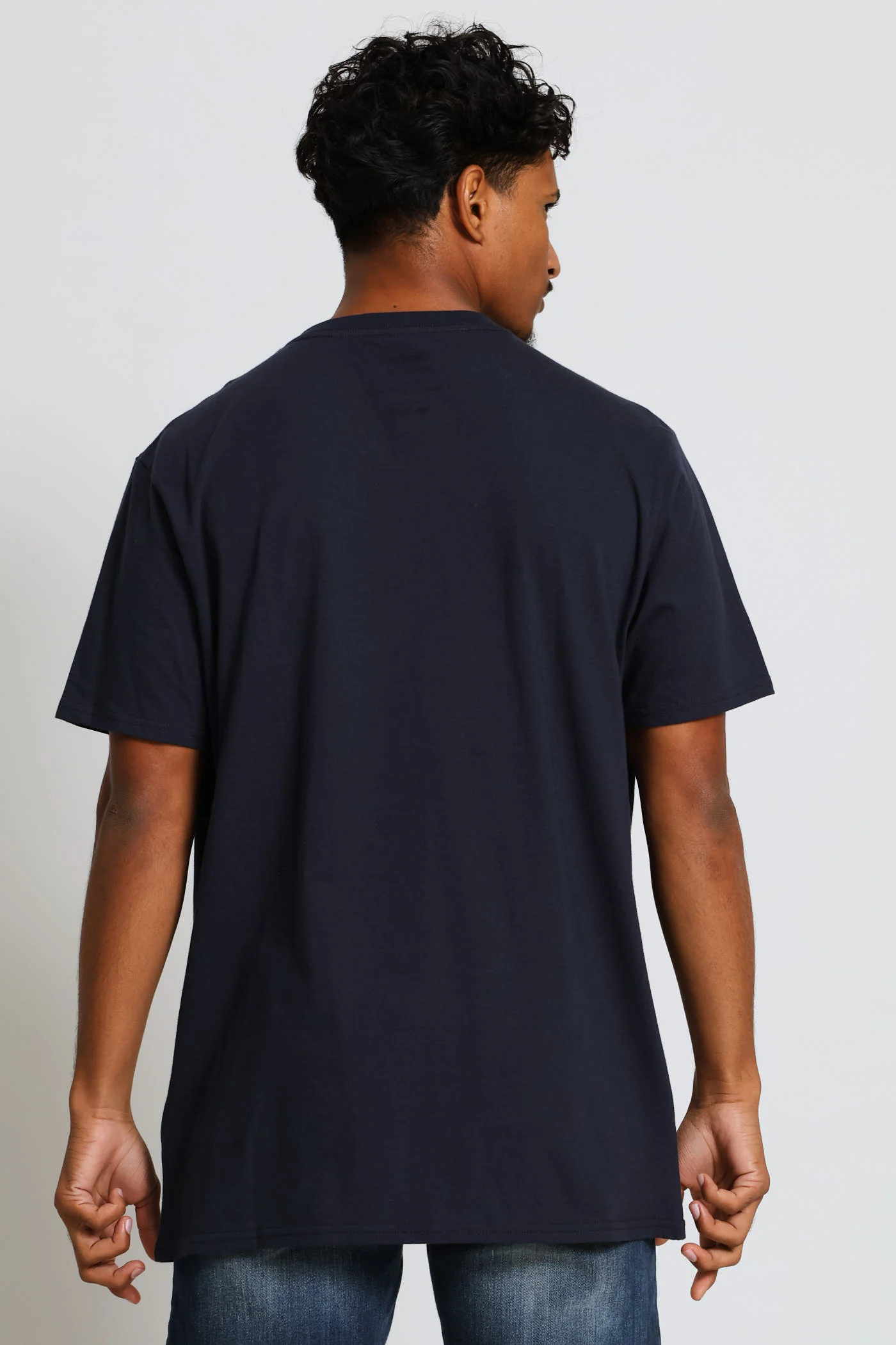 Big Short Sleeve Tee - Navy - Image 2