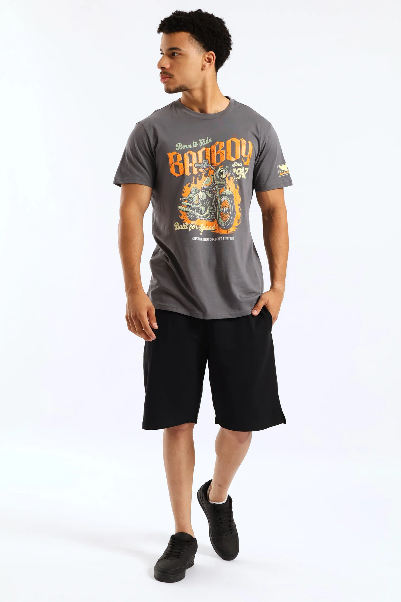 Bike Tee - Grey - Image 5