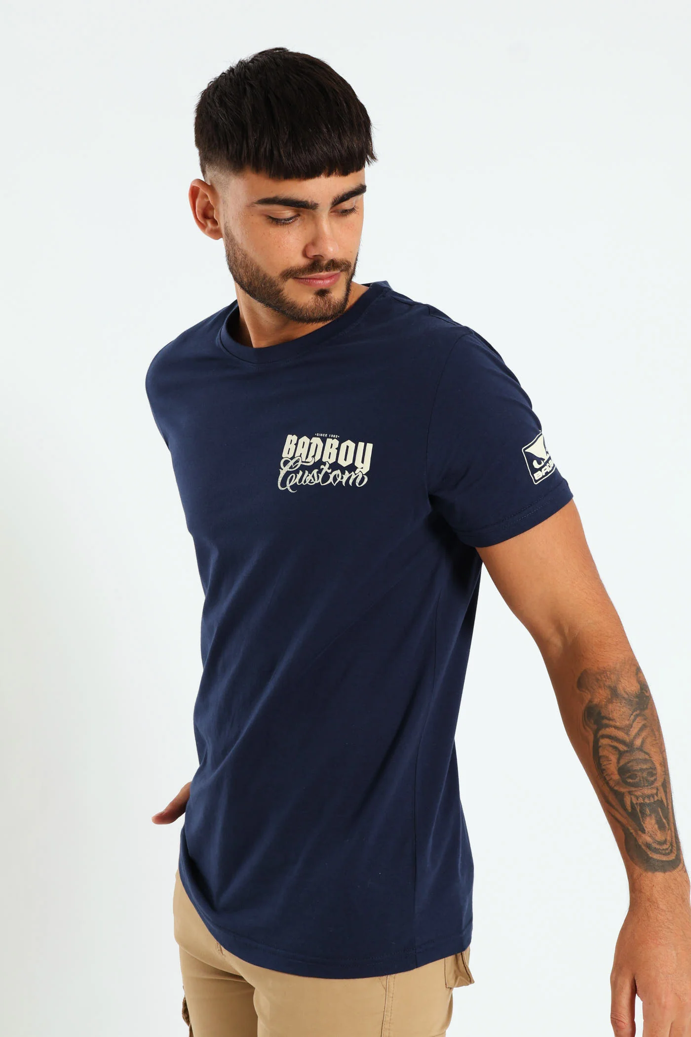Biker Pistons Tee - Navy - Image 3