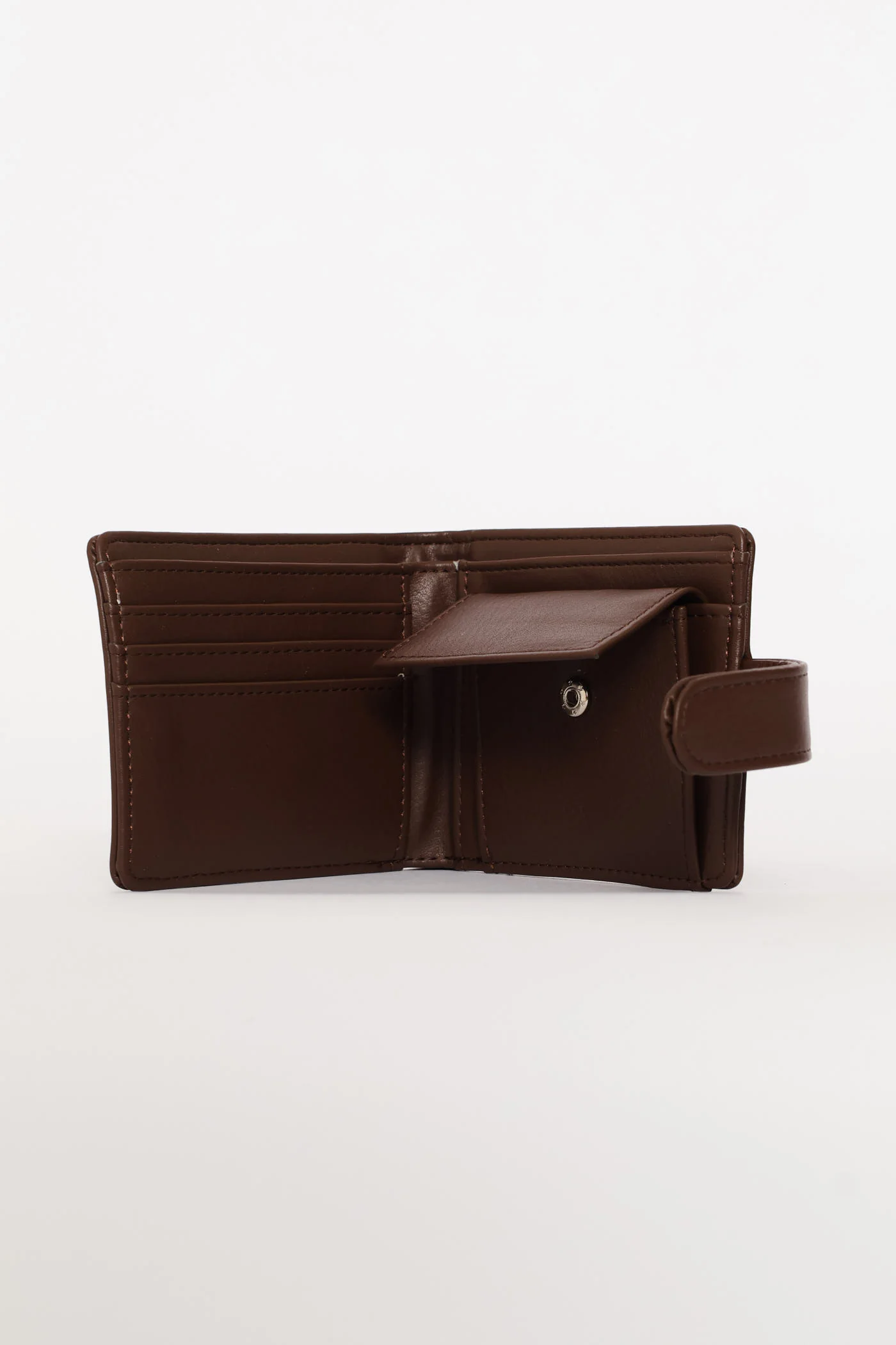 Bill Fold Wallet With Removable Cardholder - Tabacco - Image 3