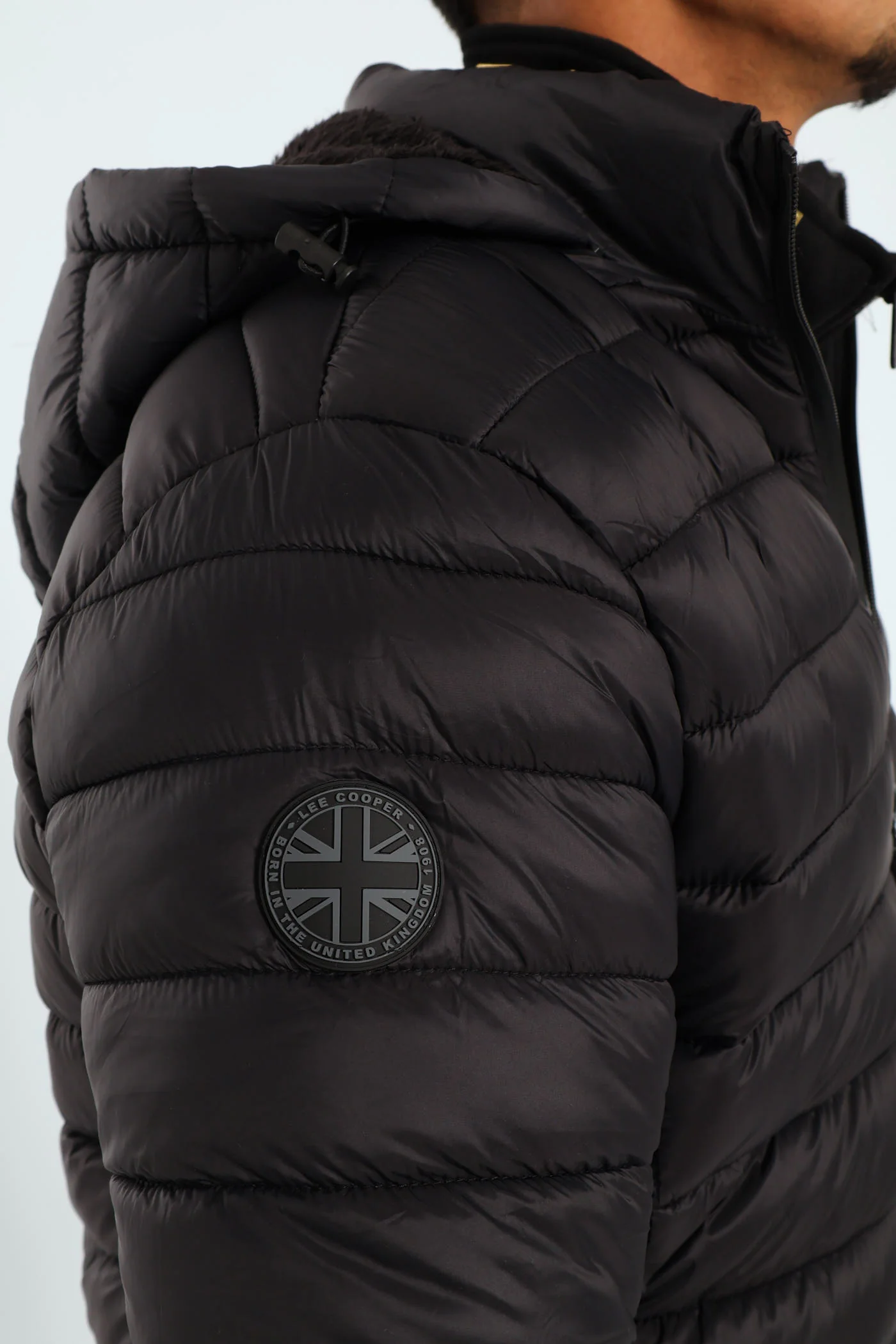 Billy Fur Lined Puffer - Black - Image 4