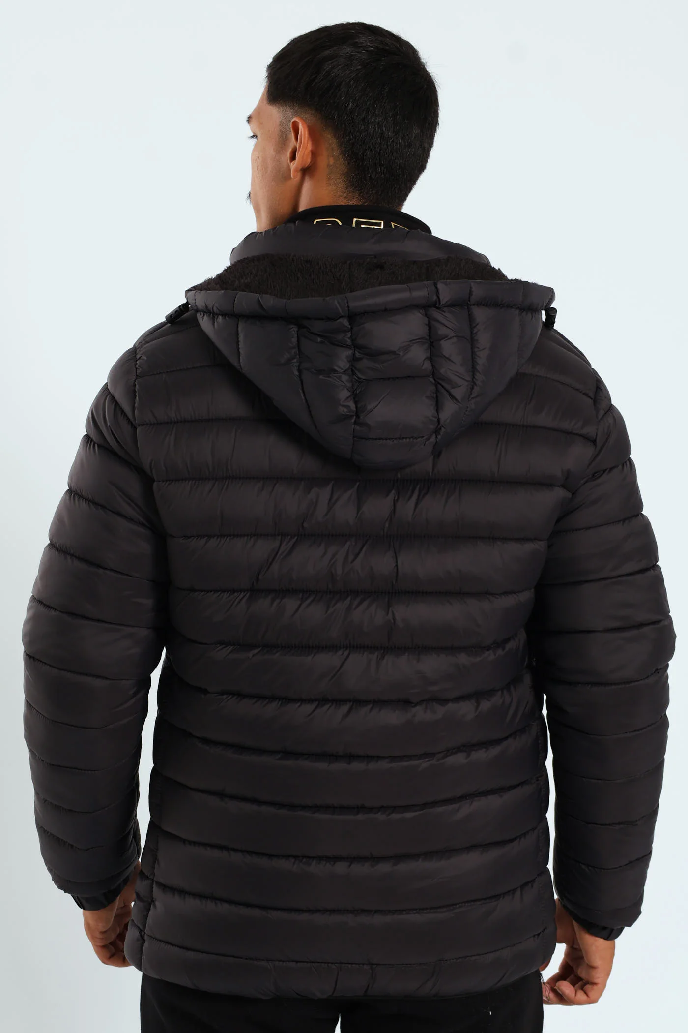 Billy Fur Lined Puffer - Black - Image 5