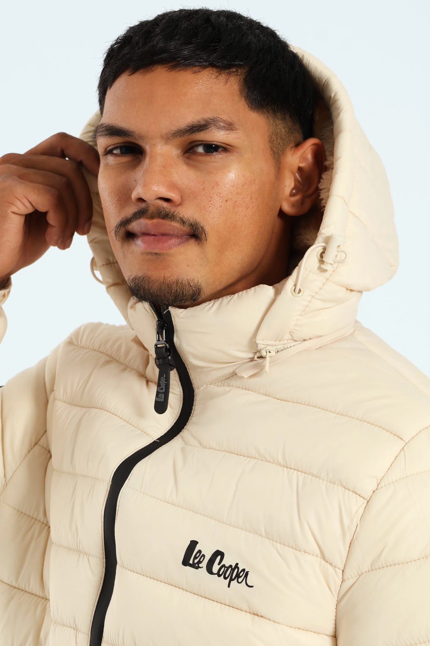 Billy Fur Lined Puffer - Stone - Image 3