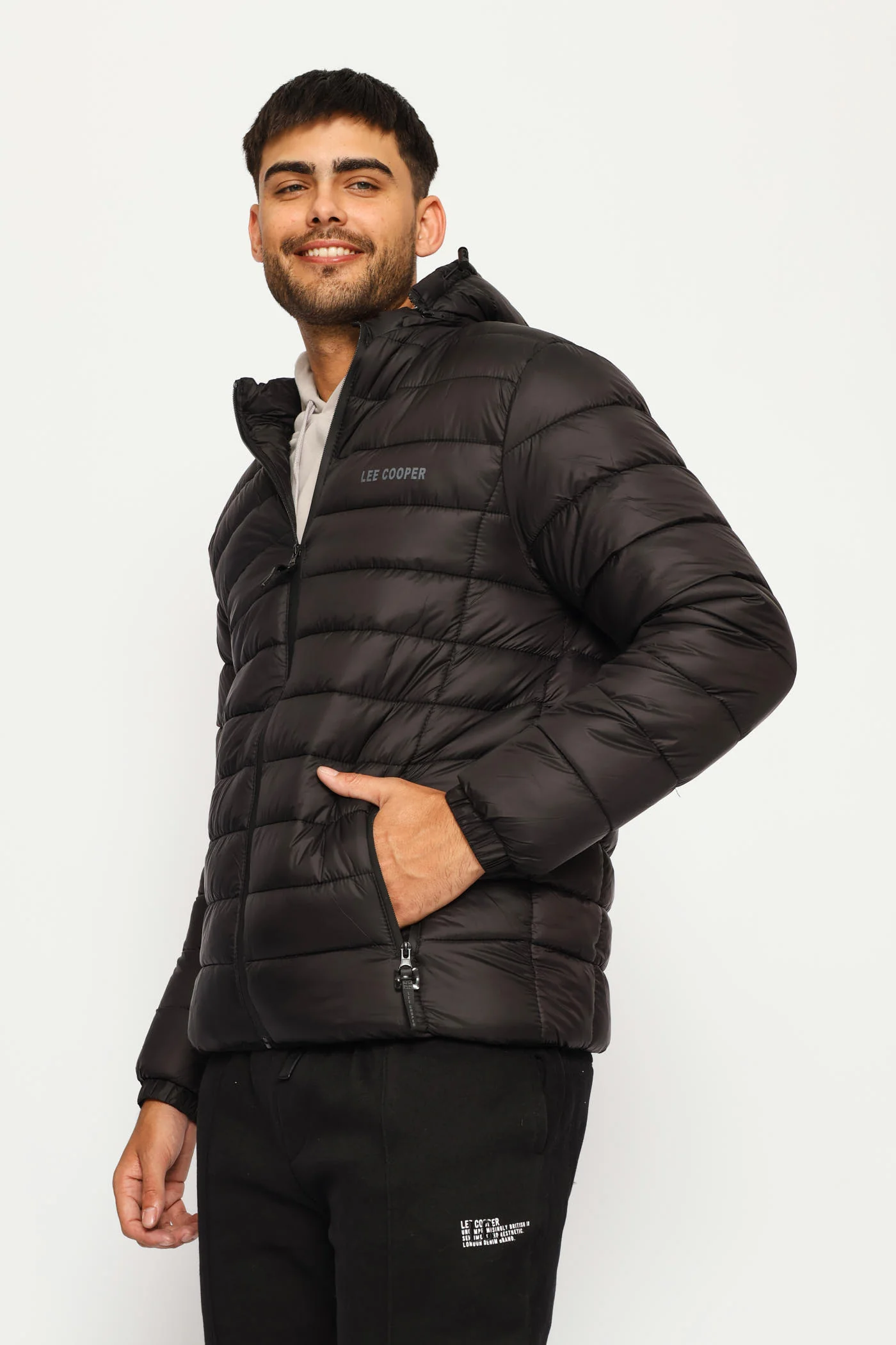 Billy Fur Lined Puffer Jacket - Black - Image 4