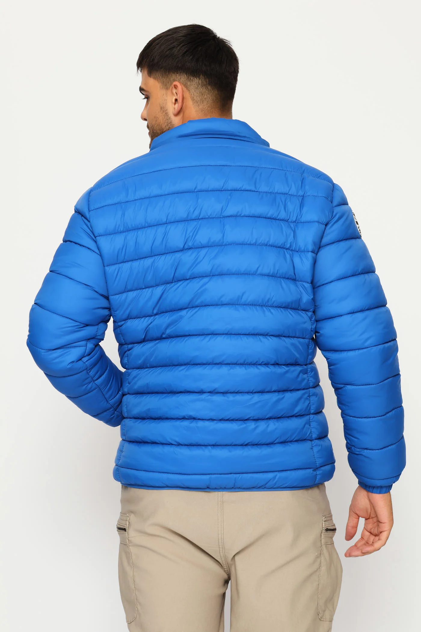 Billy Fur Lined Puffer Jacket - Blue - Image 8